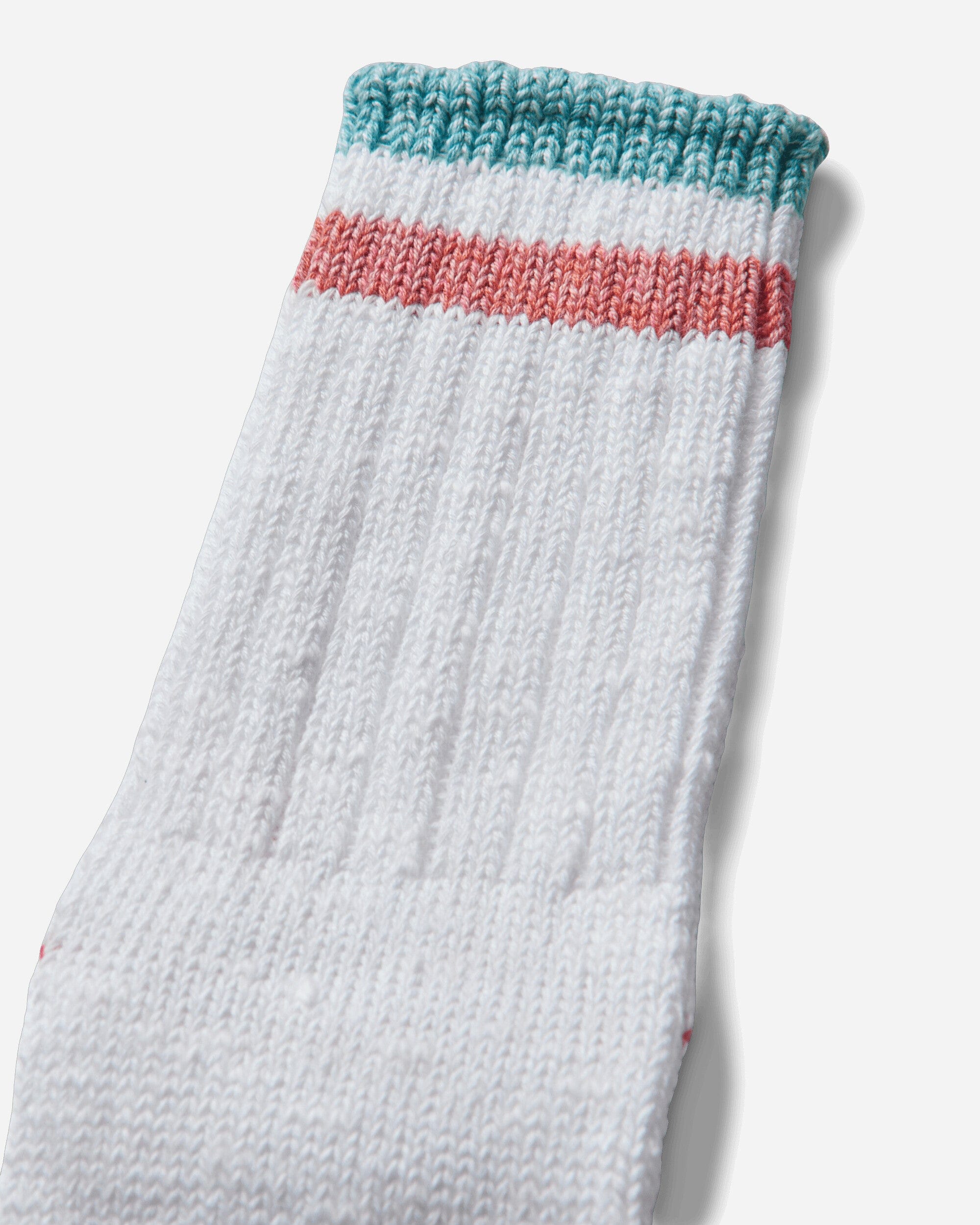 Kapital 60 Yarns Ivy Rainbowy Happy Heel - Hold Socks White / Pink