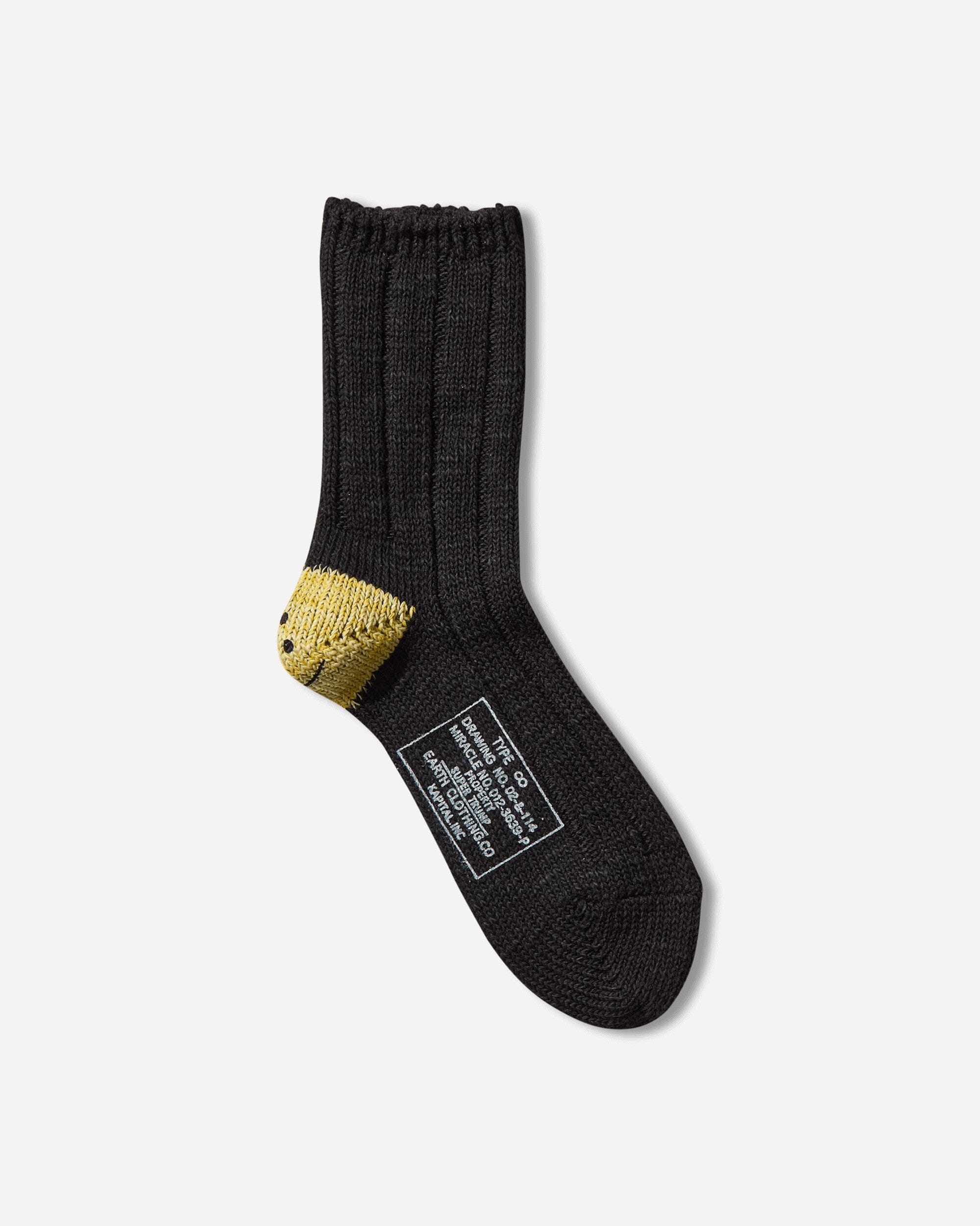 Kapital 56 Yarns MA - 1 Rainbowy Happy Heel Socks Black