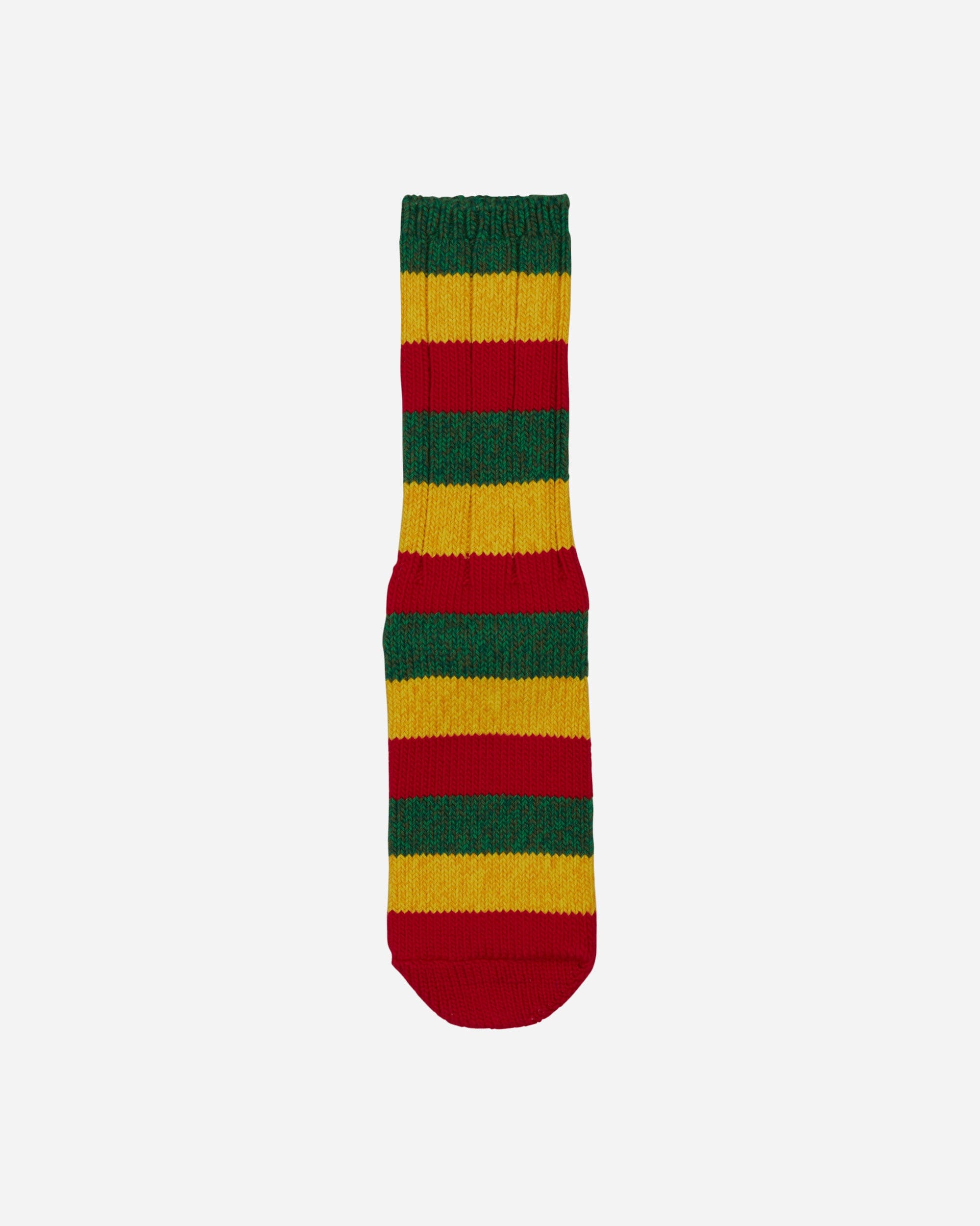 Kapital 56 Yarns Rasta Rainbowy Happy Heel Socks Red / Yellow / Green