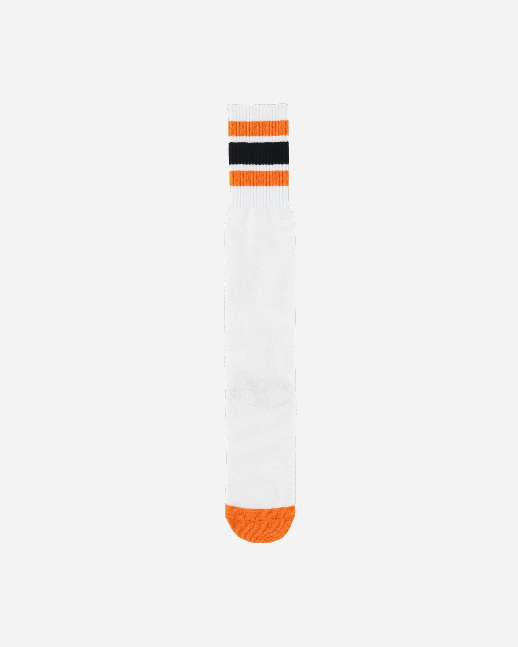 Kapital 144 Yarns Happy Heel Embroidered Skaters Knee - High Socks White / Orange