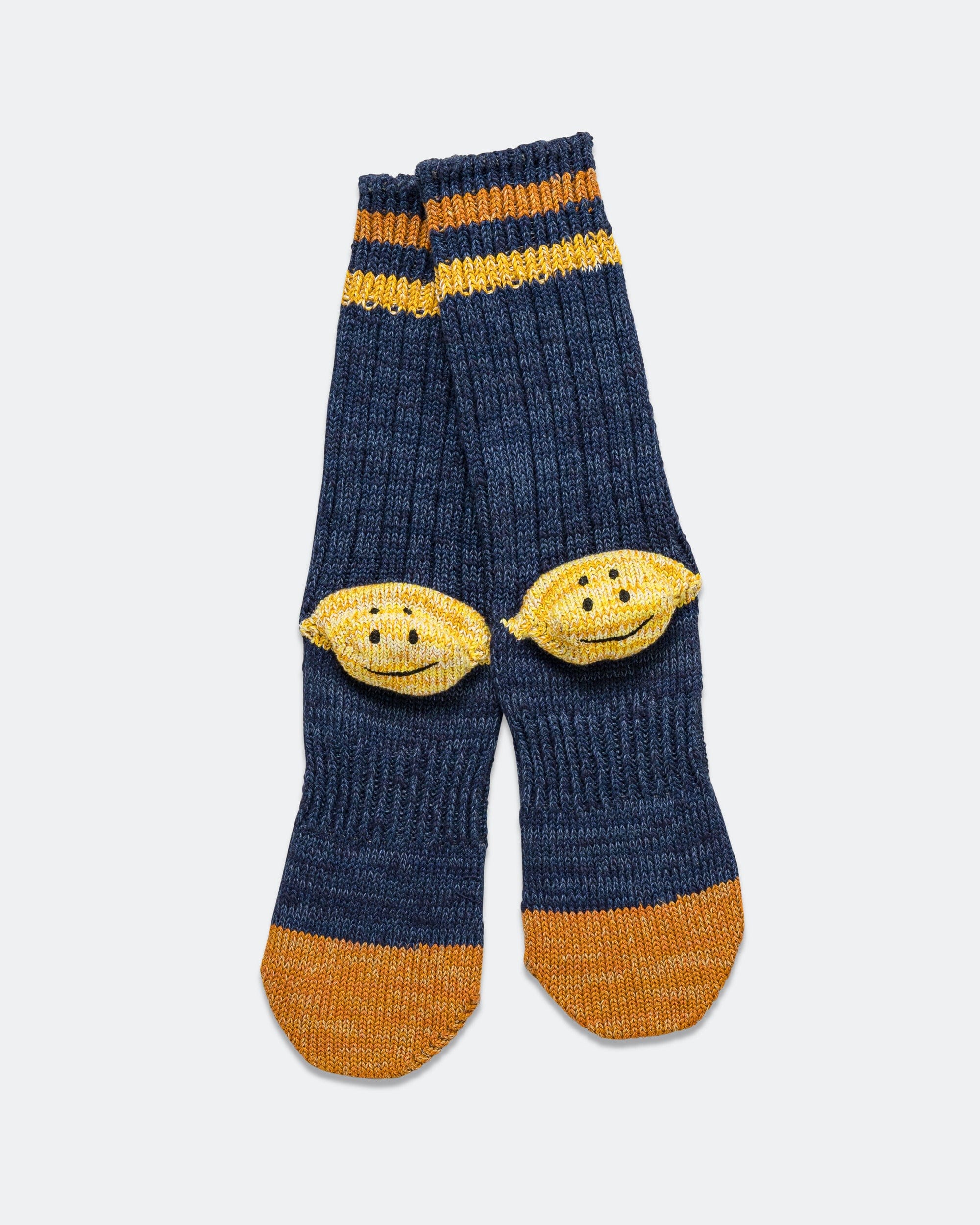 Kapital 60Yarns Grandrelle IVY RAINBOWY HAPPY Heel - Hold Socks - Navy