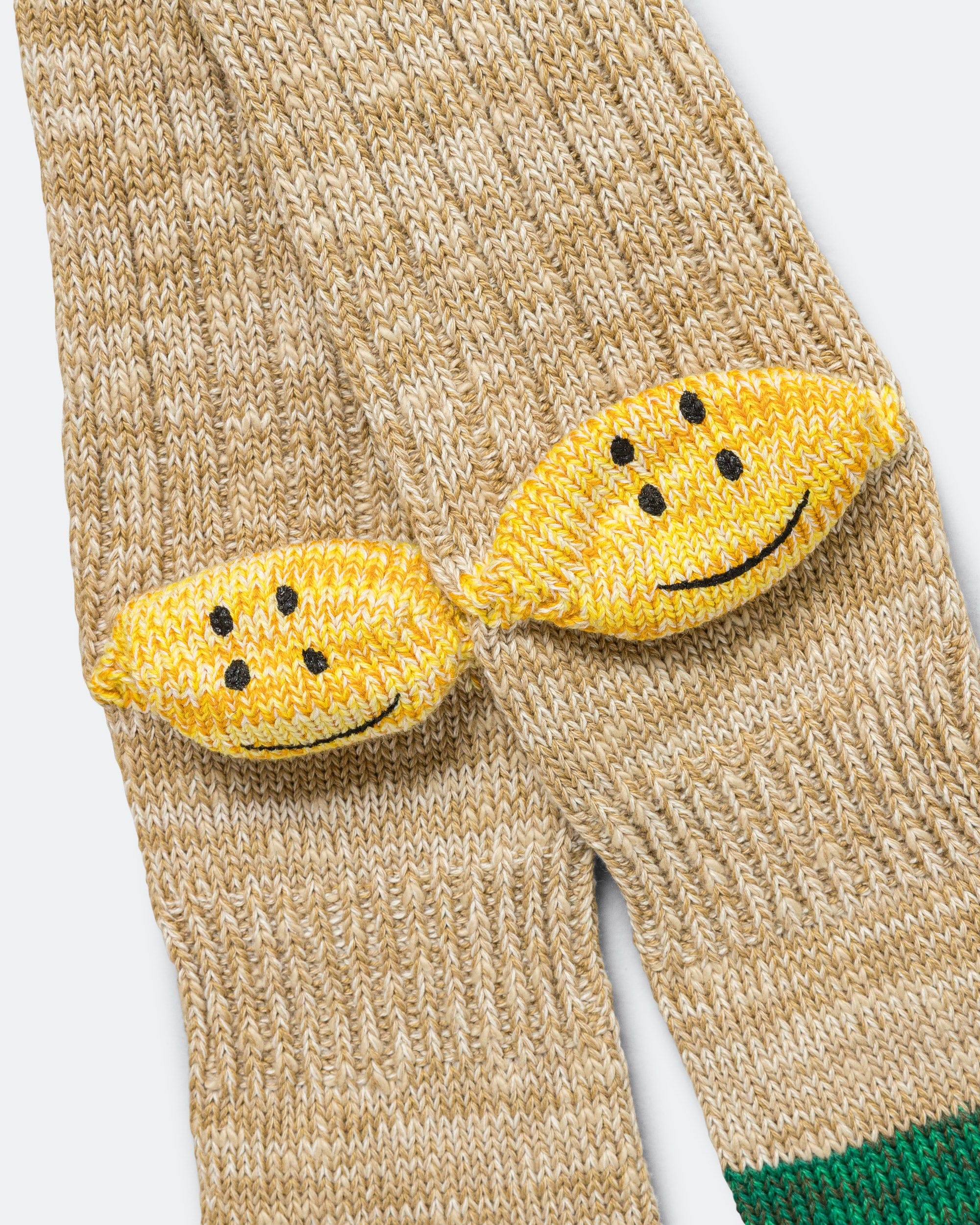 Kapital 60Yarns Grandrelle IVY RAINBOWY HAPPY Heel - Hold Socks - Beige