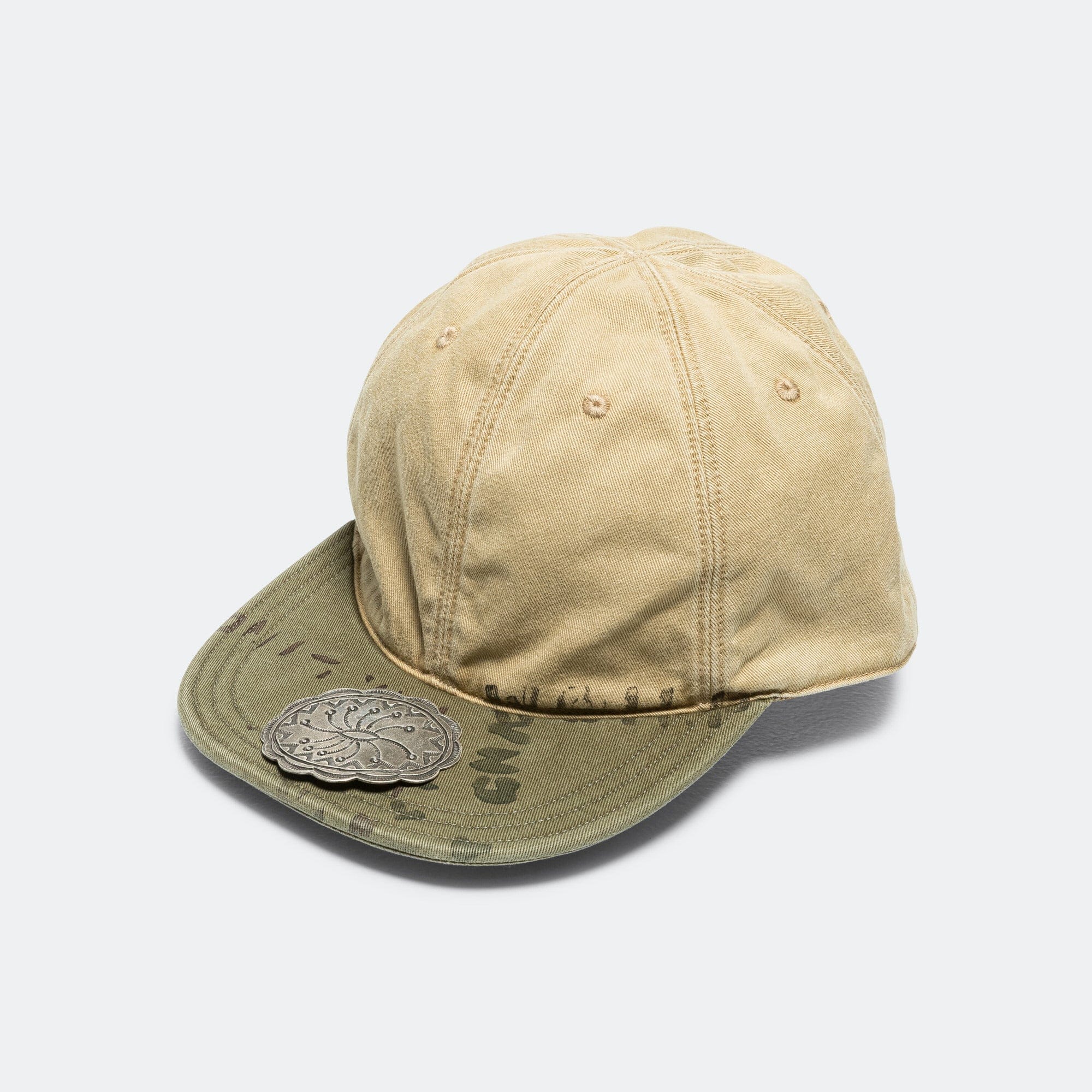 Kapital Chino Brim Field Cap - Beige