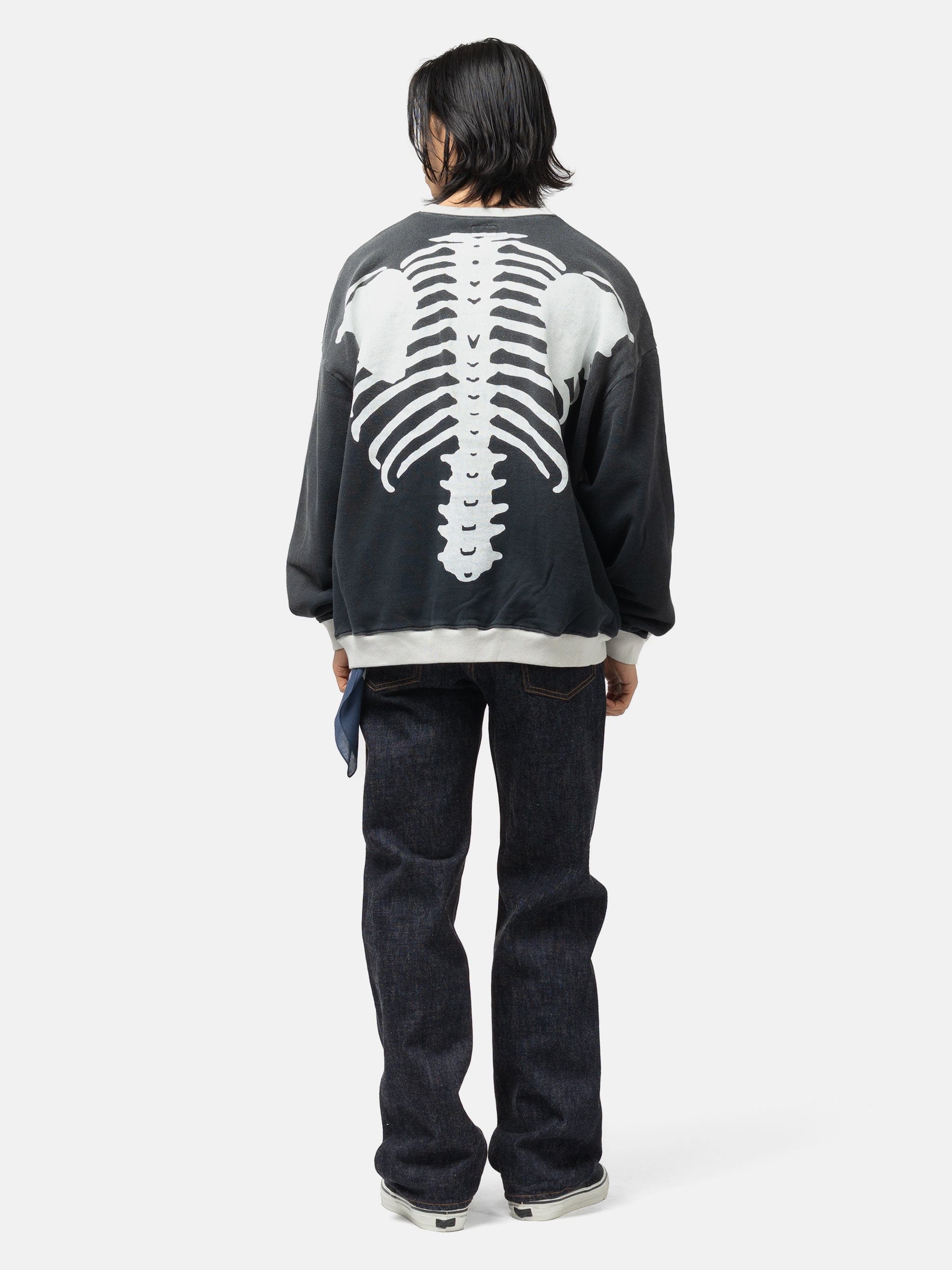 Kapital SWT Knit 2Tones Remake BIG SWT (BONE) ECRxBLACK
