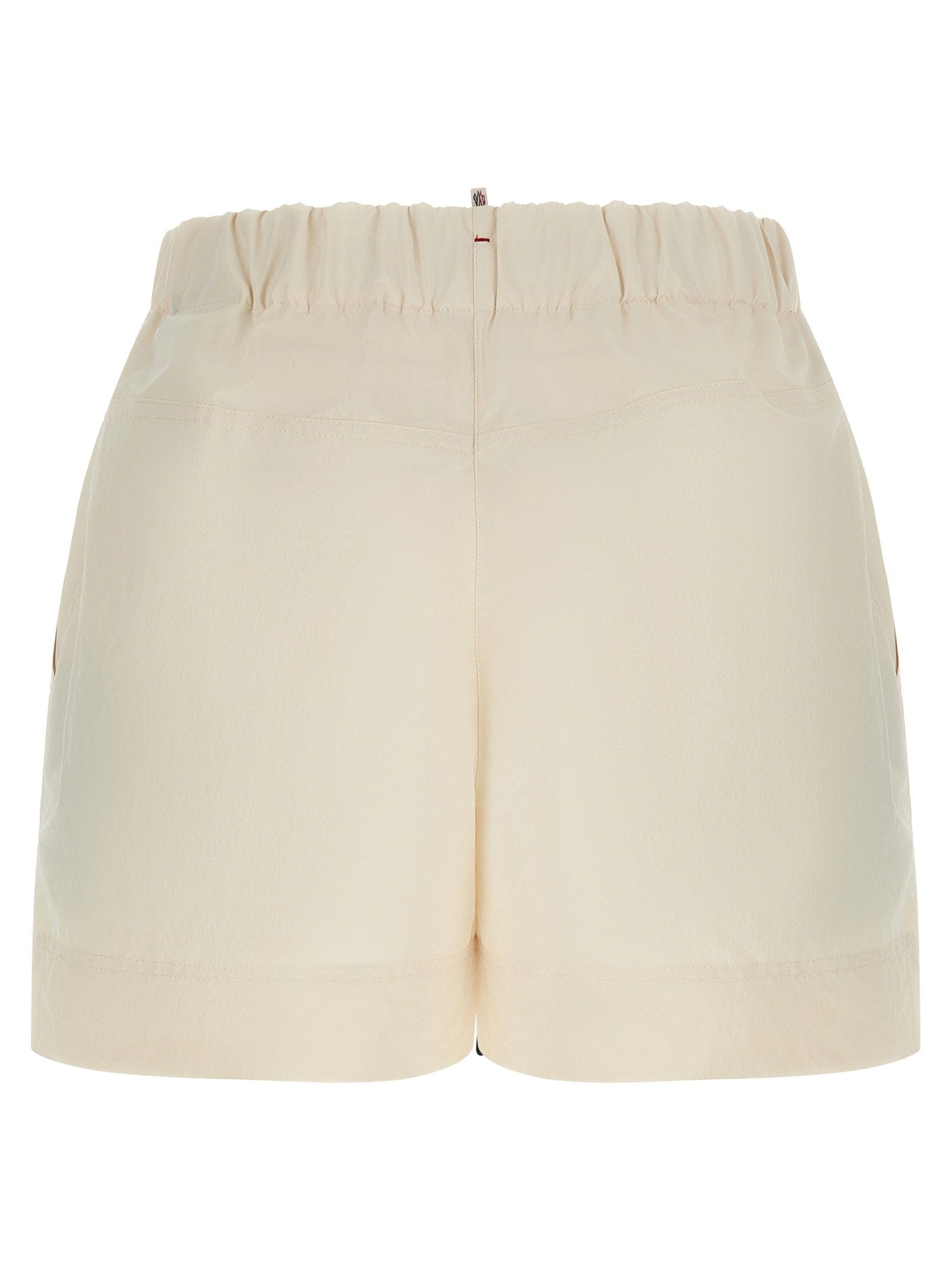 Moncler Grenoble Water - Repellent Technical Froissé Shorts — Cream