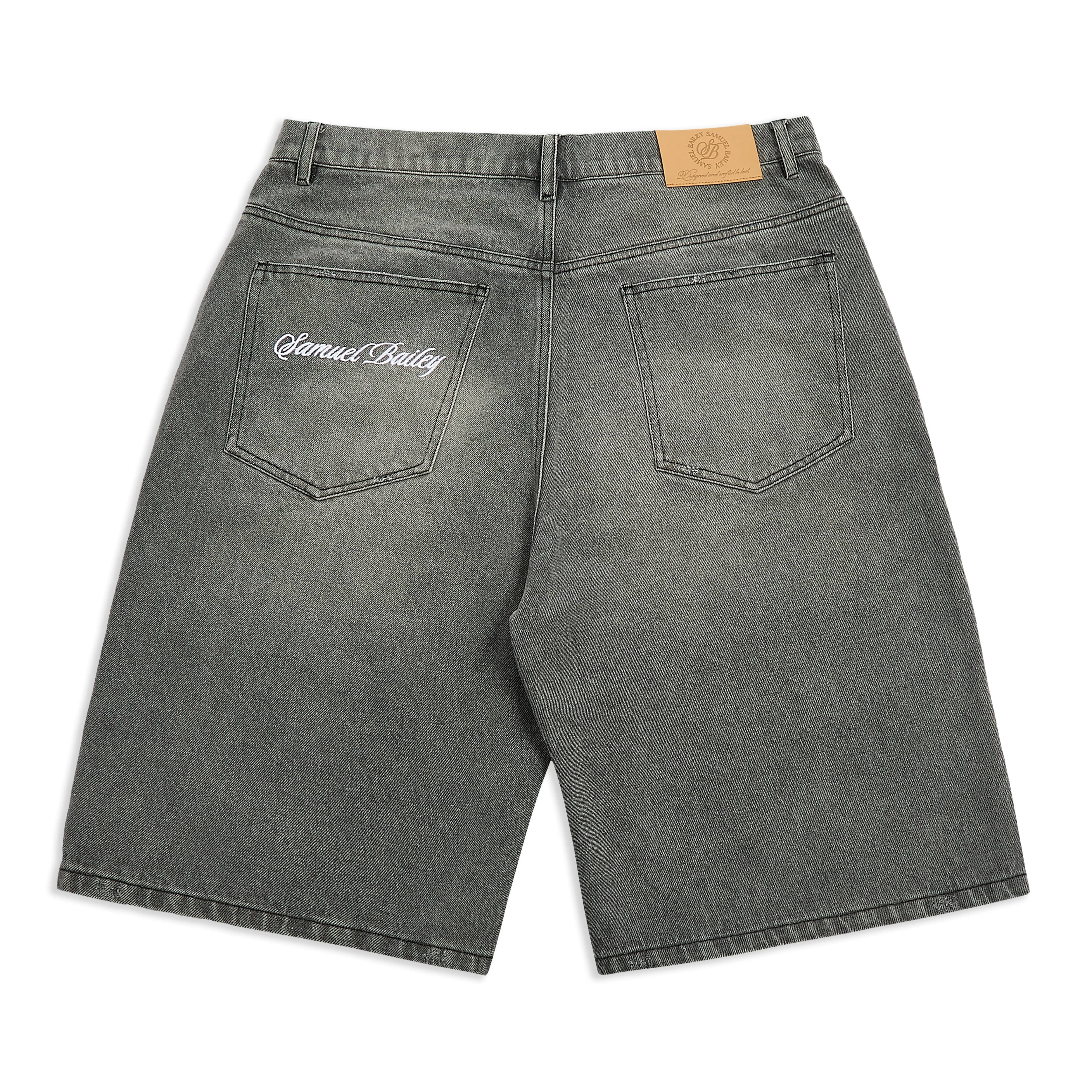 Samuel Bailey Graphite Washed Denim Jorts