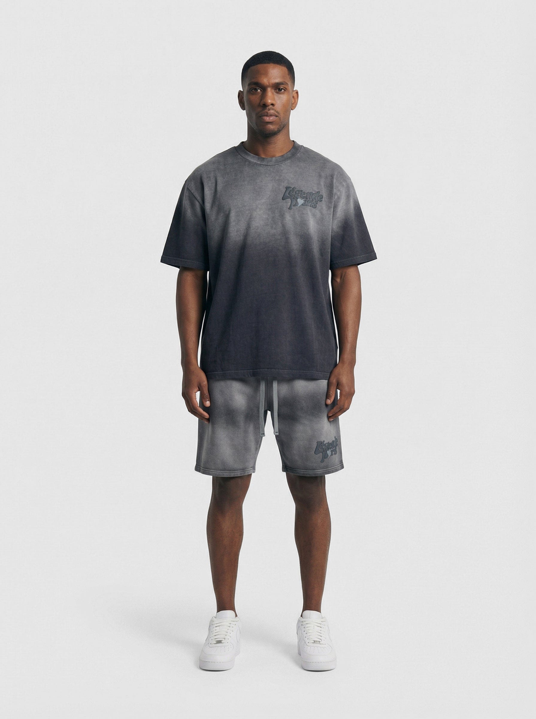 Legende Paris LND GRADIENT SHORT - CHARCOAL WASHED