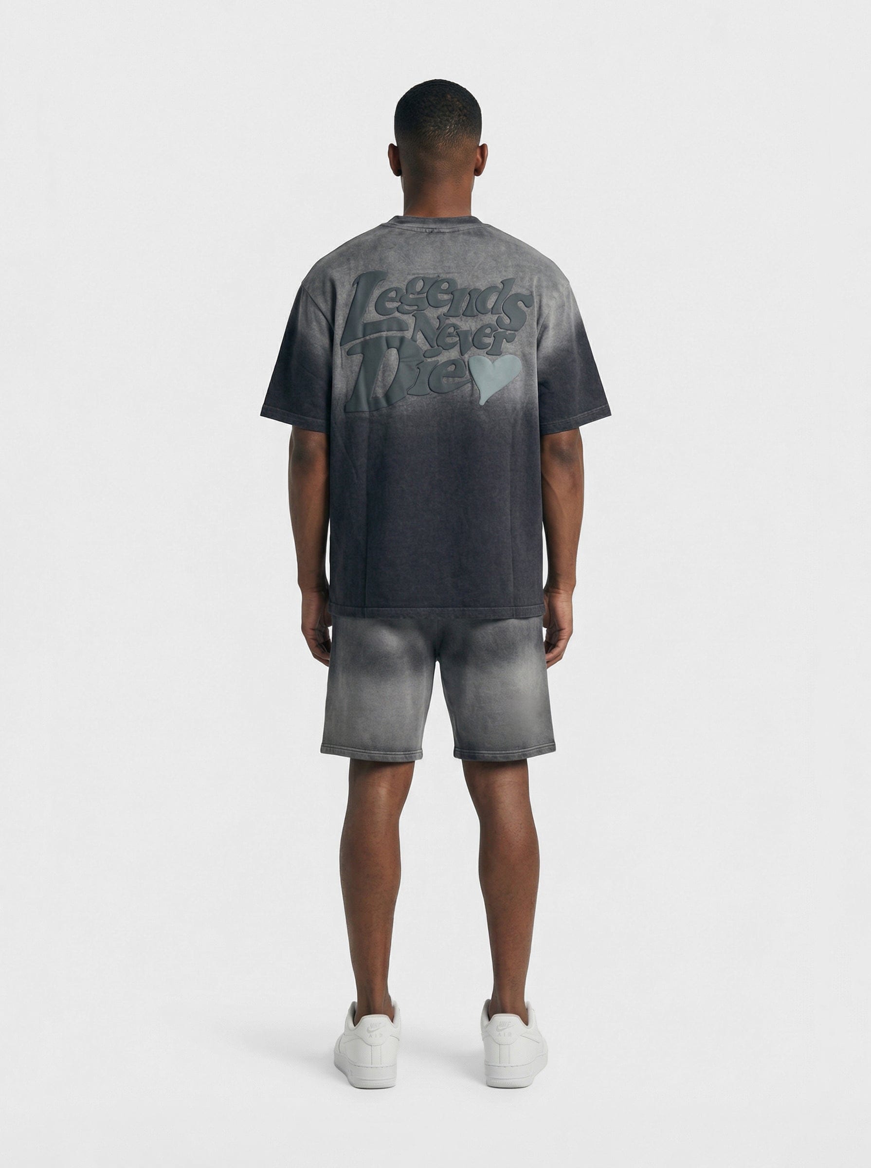 Legende Paris LND GRADIENT SHORT - CHARCOAL WASHED