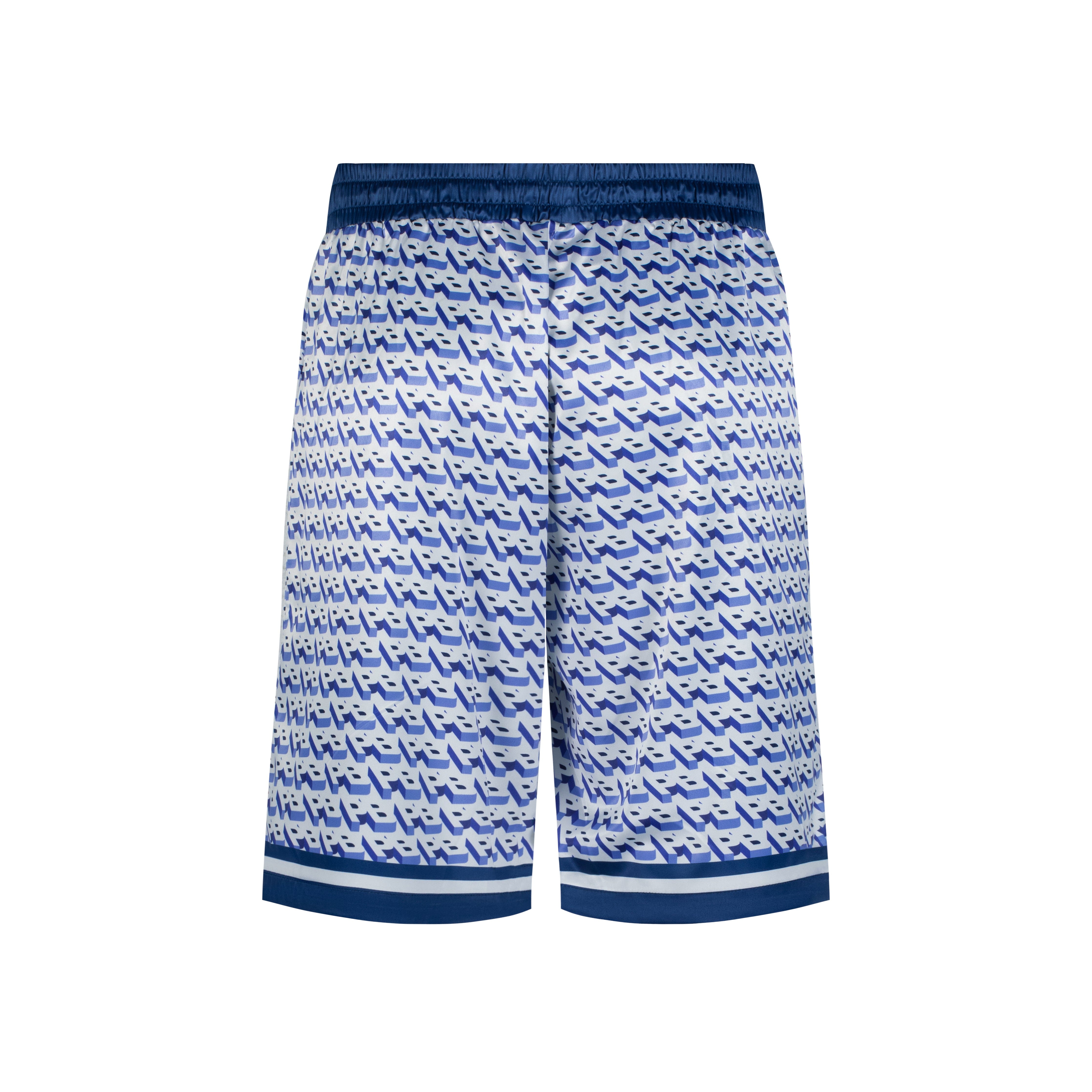 Blue Printed Resort Short - Royal Blue