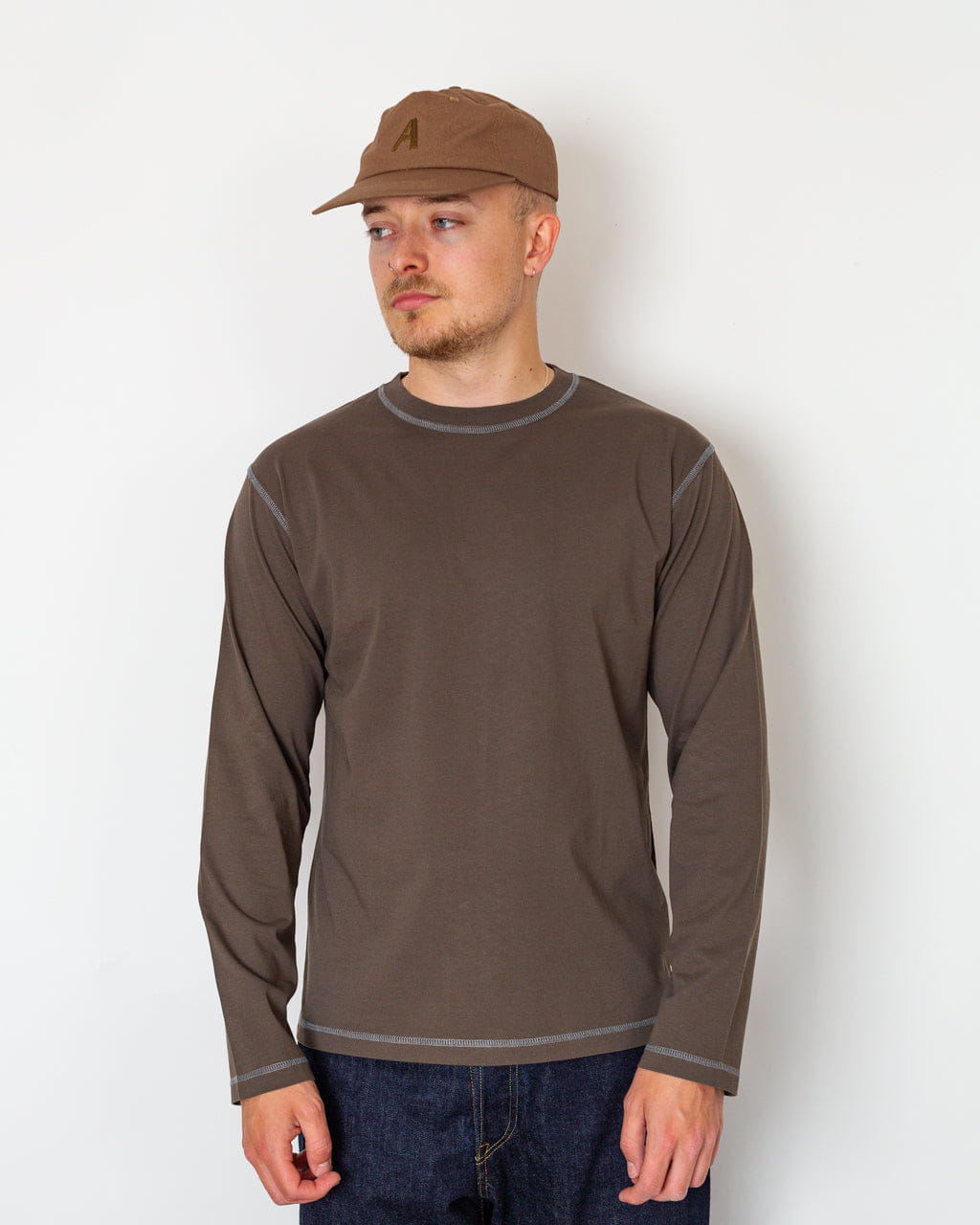 Another Aspect Another T - Shirt 3.0 - Brown/Navy