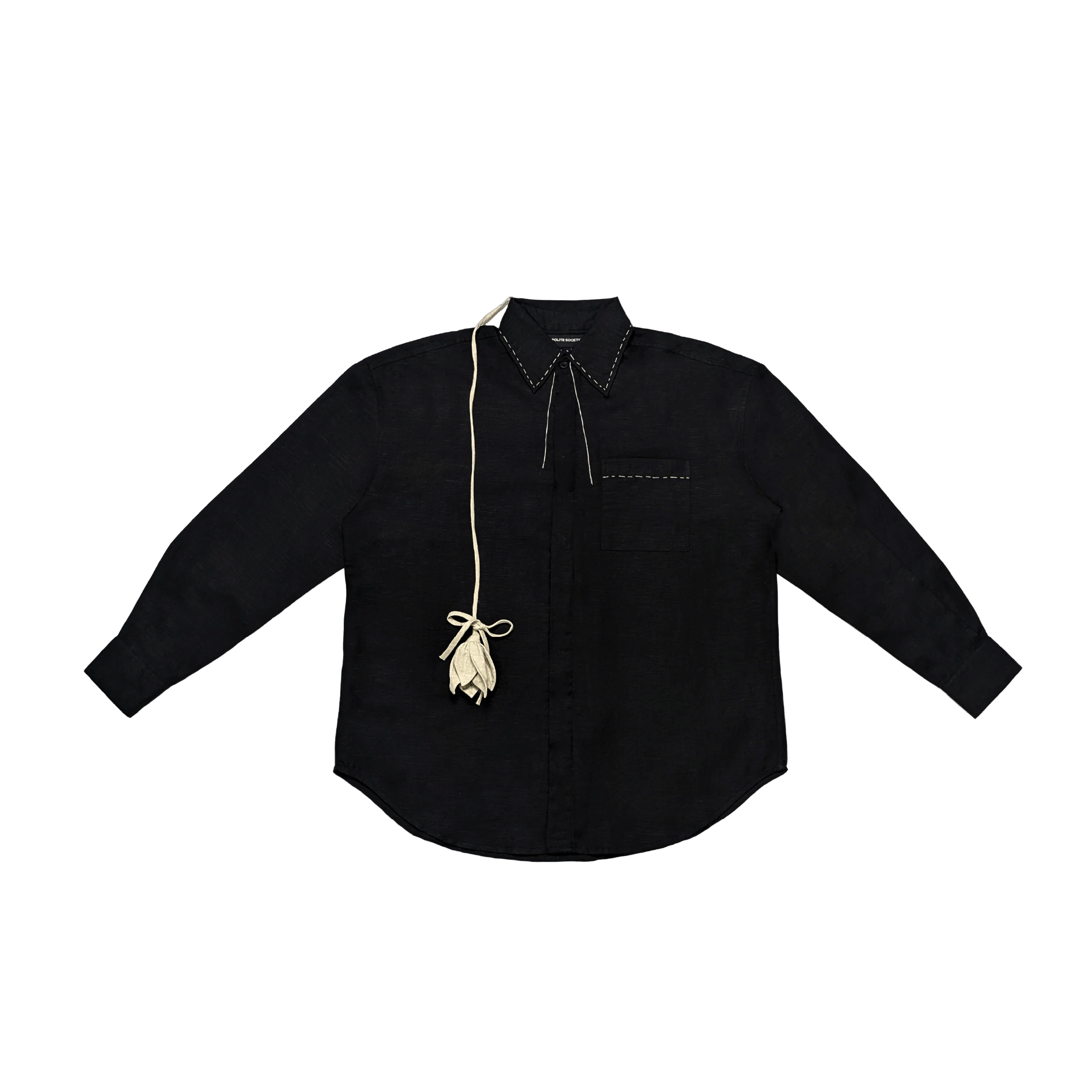 Polite Society LILY OVERSHIRT (BLACK)