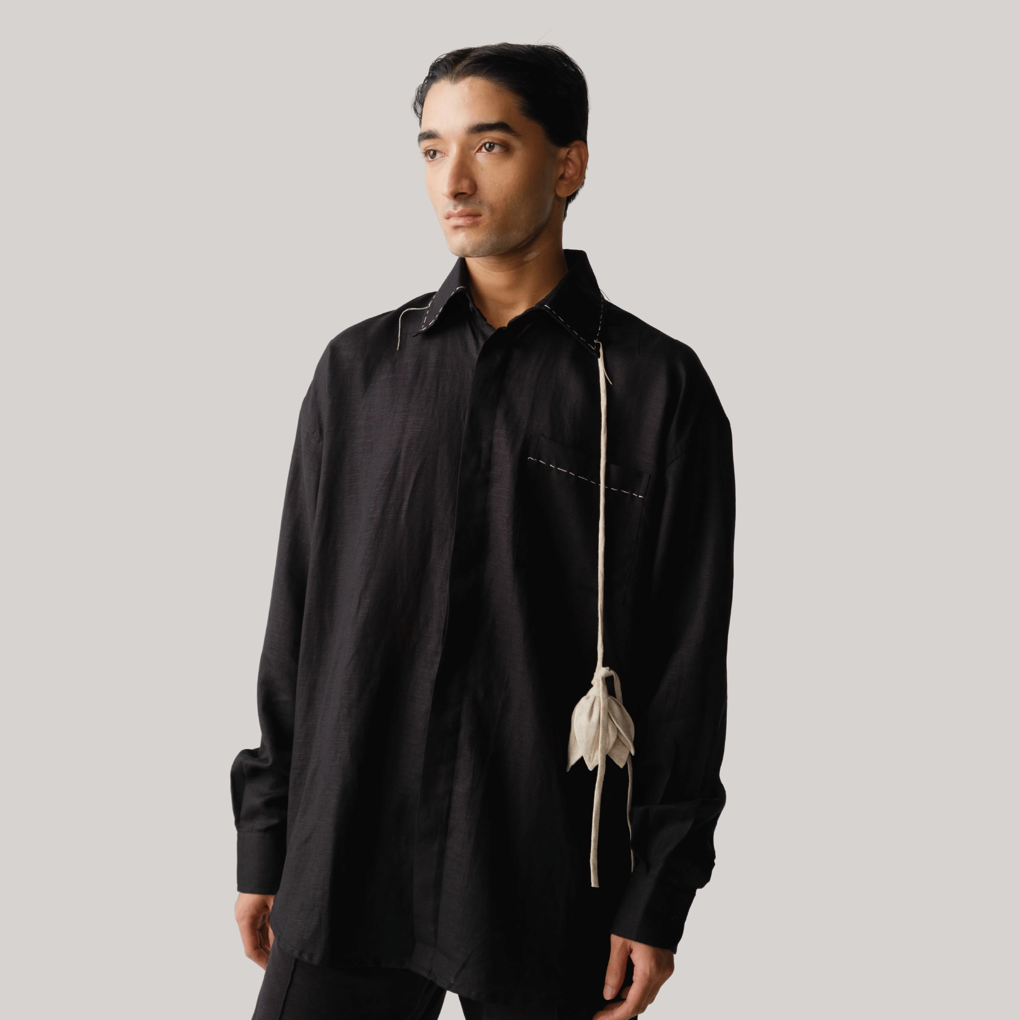 Polite Society LILY OVERSHIRT (BLACK)