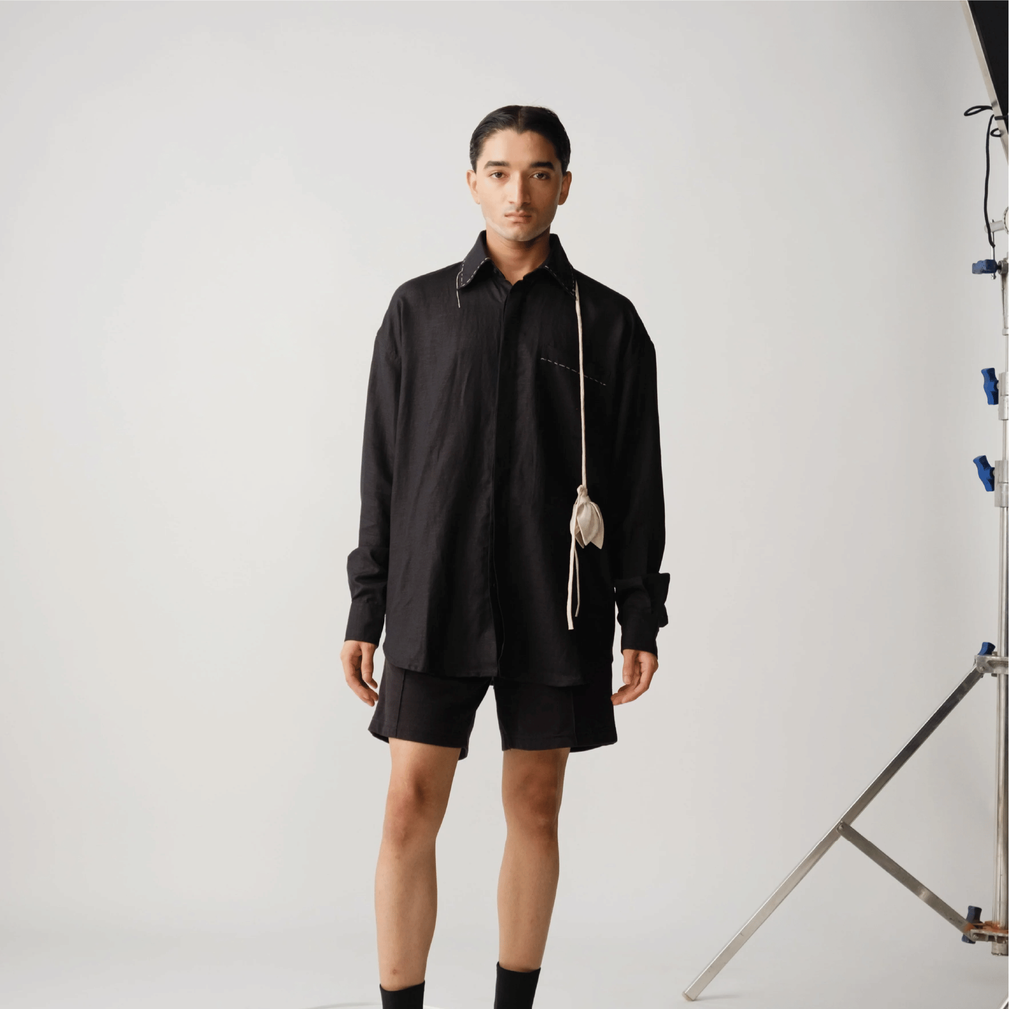 Polite Society LILY OVERSHIRT (BLACK)