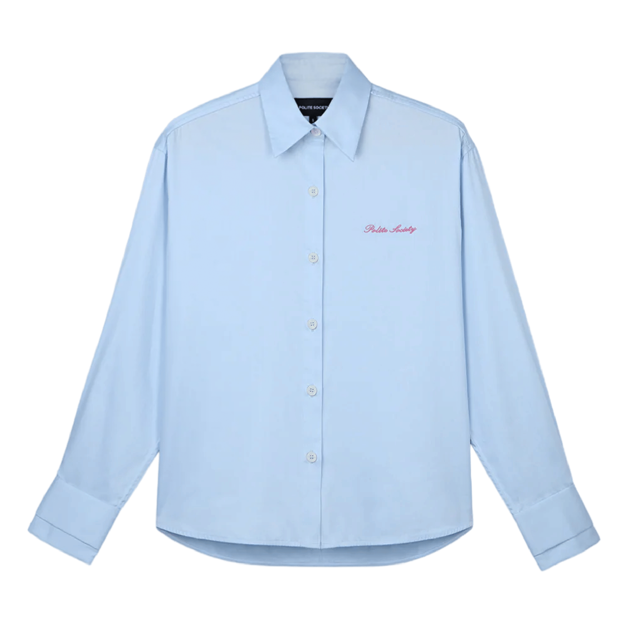Polite Society Core Cotton Shirt (Light Blue)