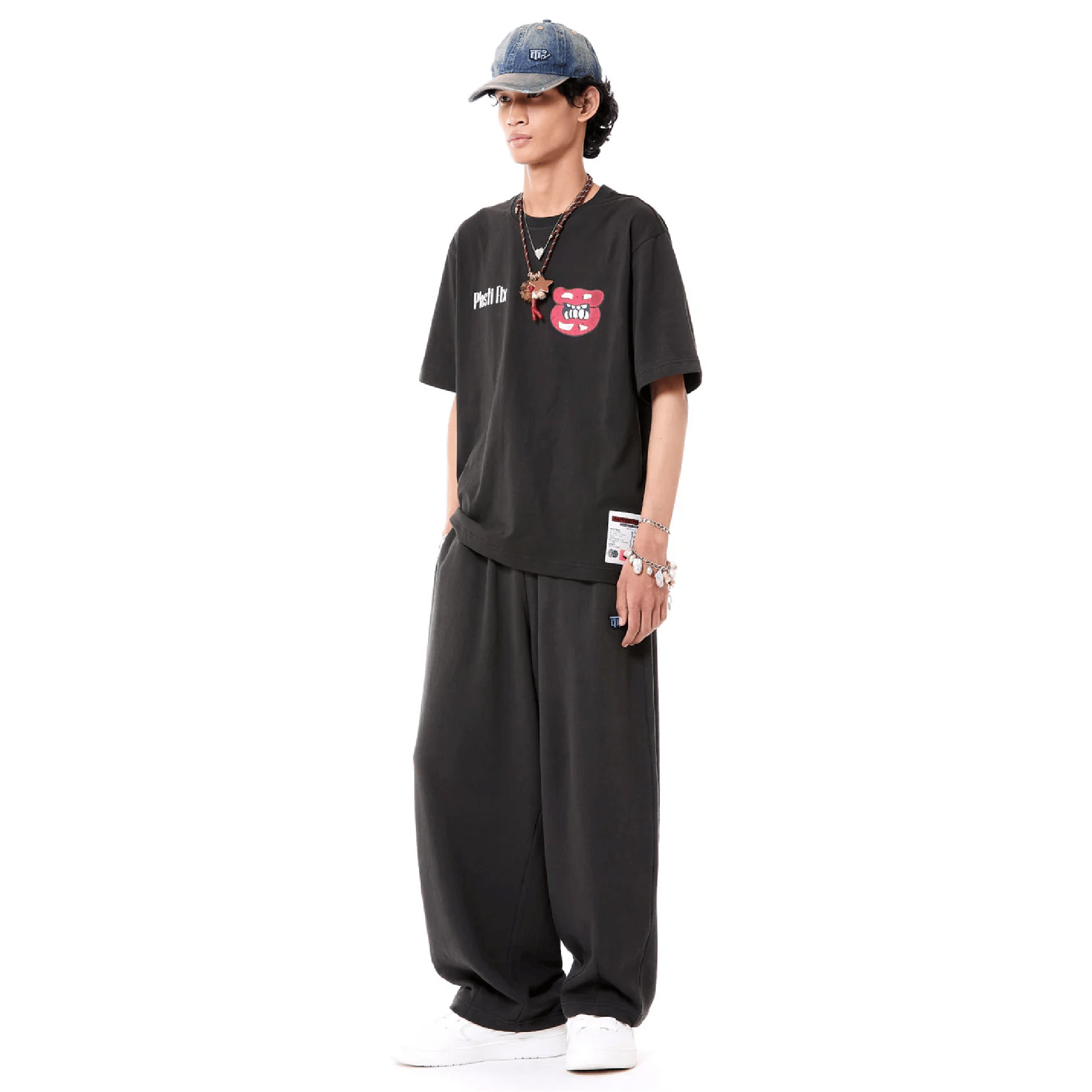 Kapoor 2.O Plasti - Fix' Oversized T-Shirt (Black)