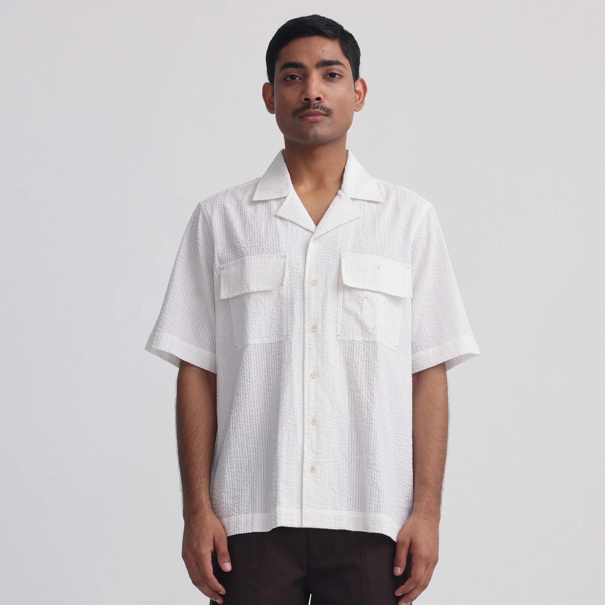 MARGN SEERSUCKER REGIMENT SHIRT