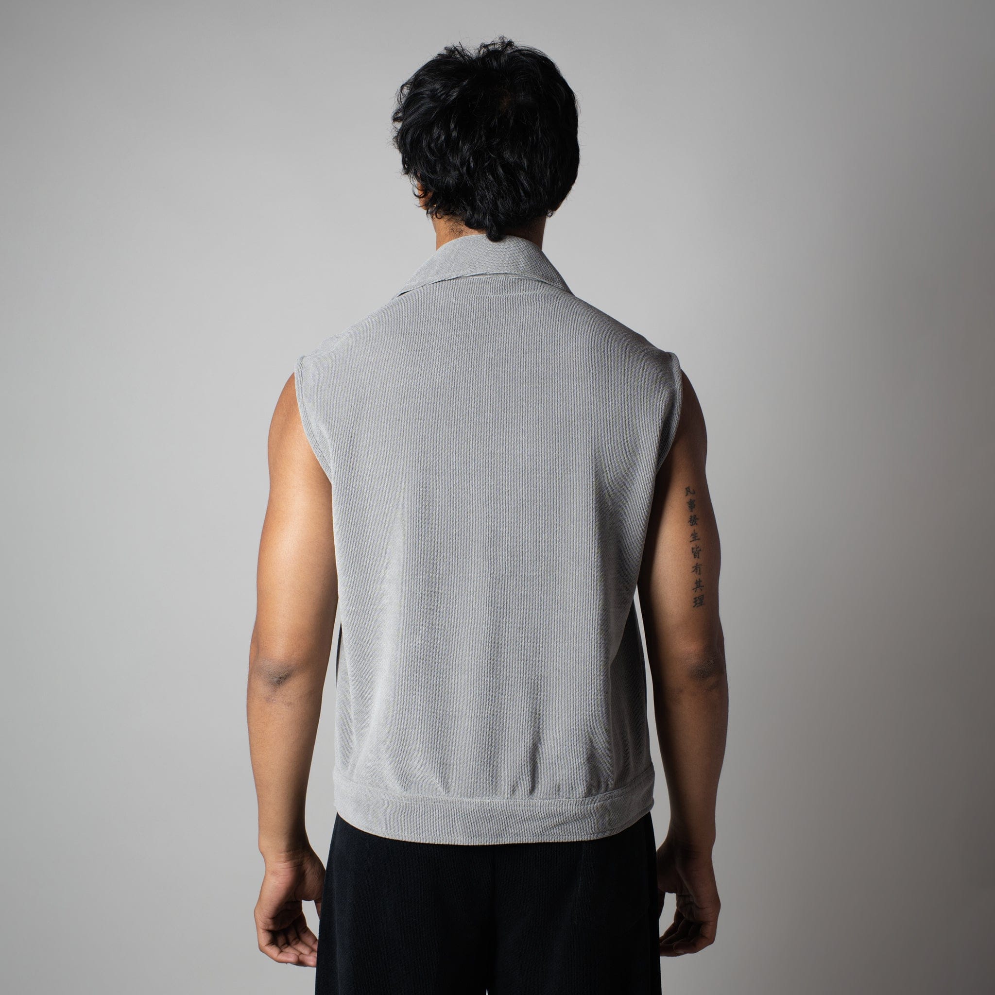 UTILITY GREY KNITDRIP UTILITY JACKET