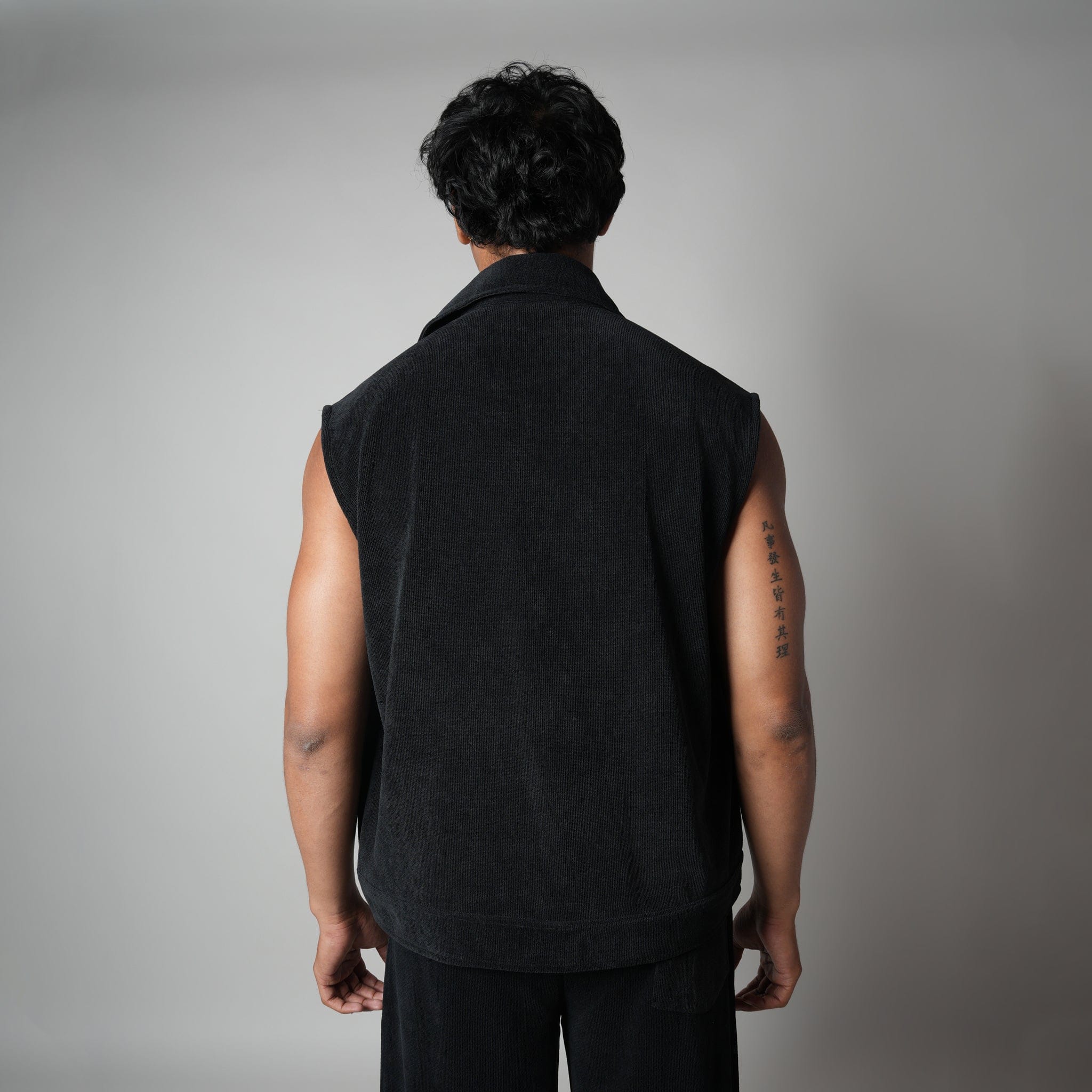 UTILITY BLACK KNITDRIP UTILITY JACKET