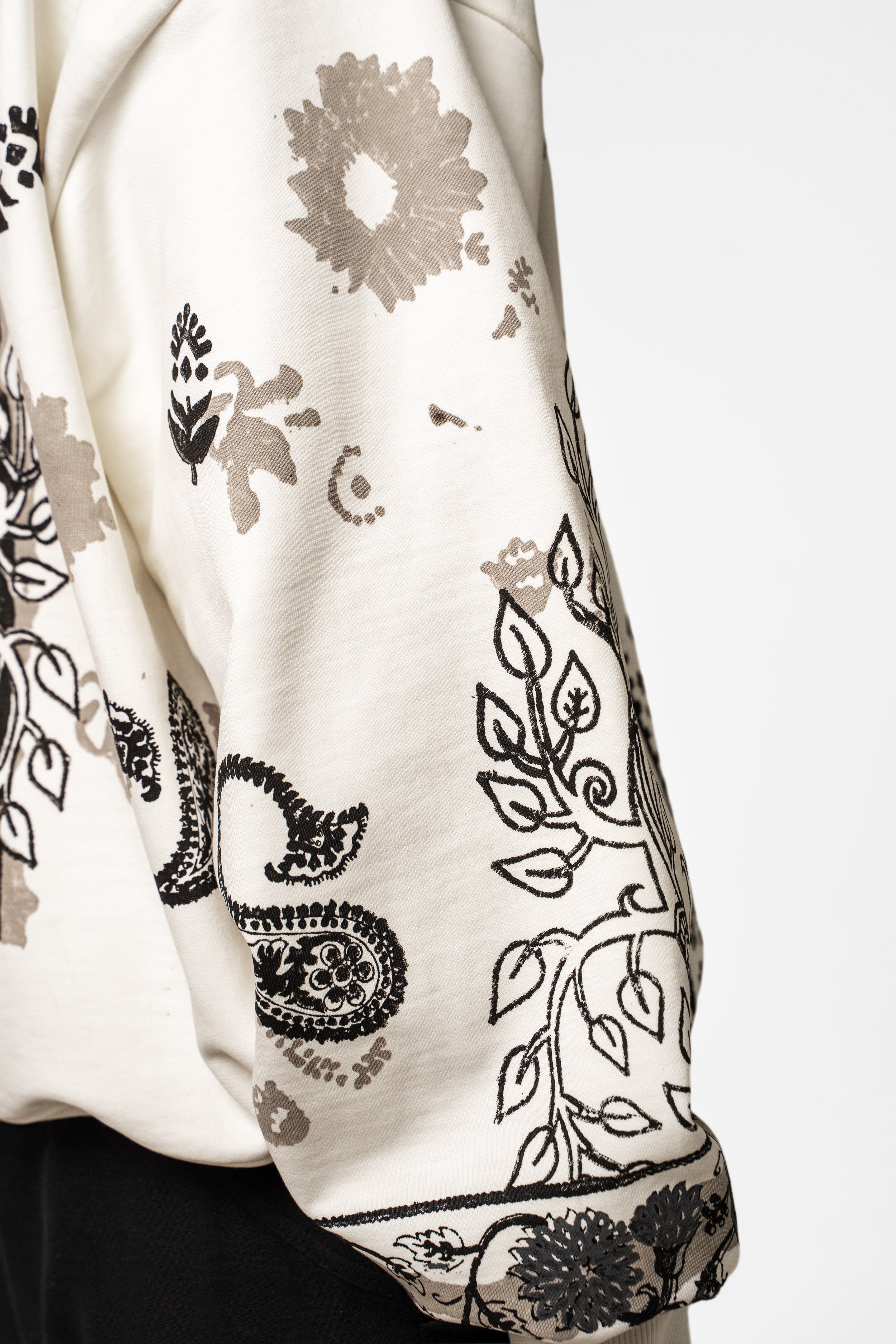 F A R A K Raanjha' Blockprinted Sweatshirt