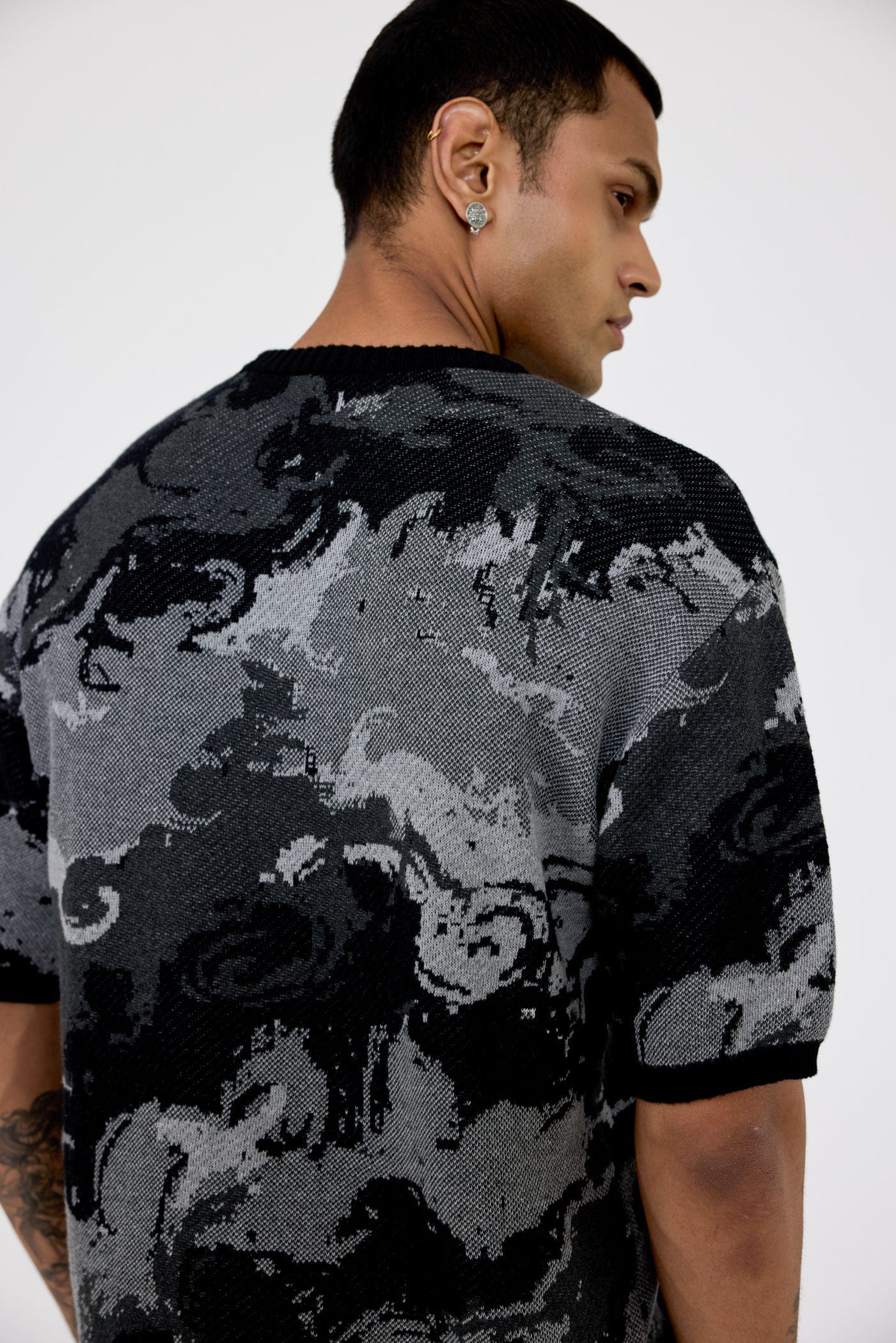 F A R A K Leap of Faith' jacquard T - shirt
