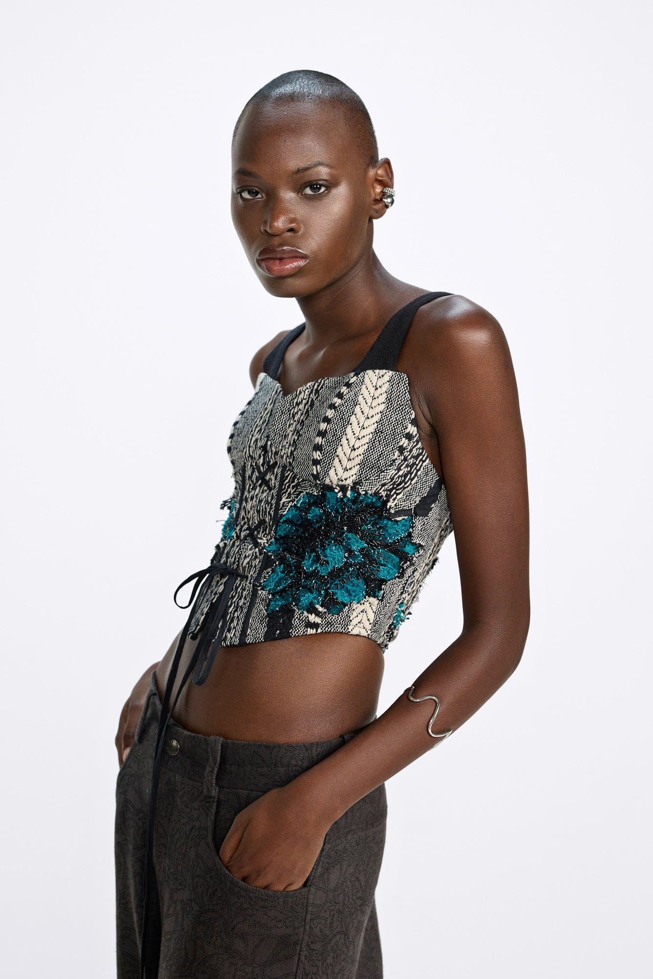HANDMADE Jacquard Handmade Corset