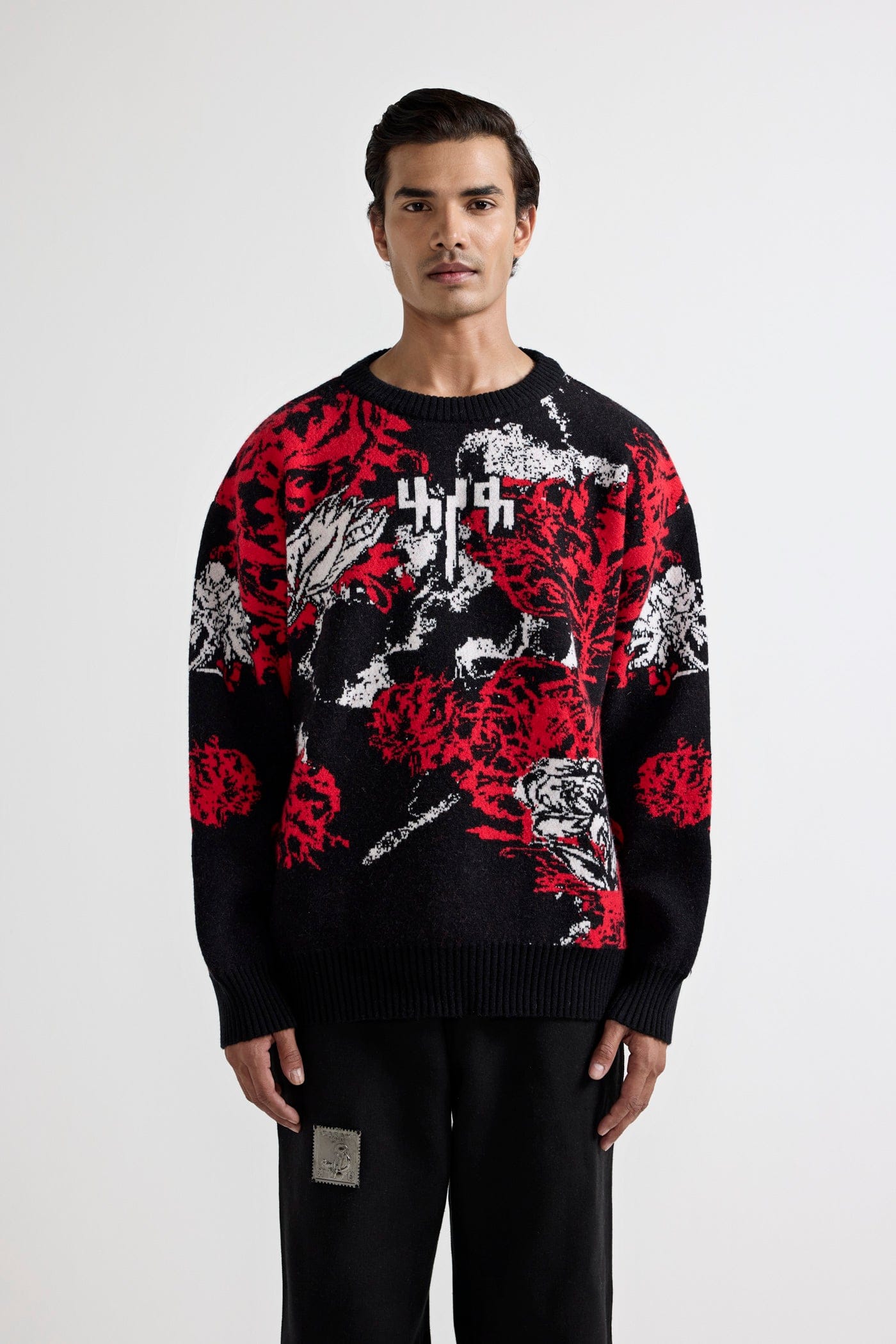 F A R A K Hallucination Knitted Sweatshirt