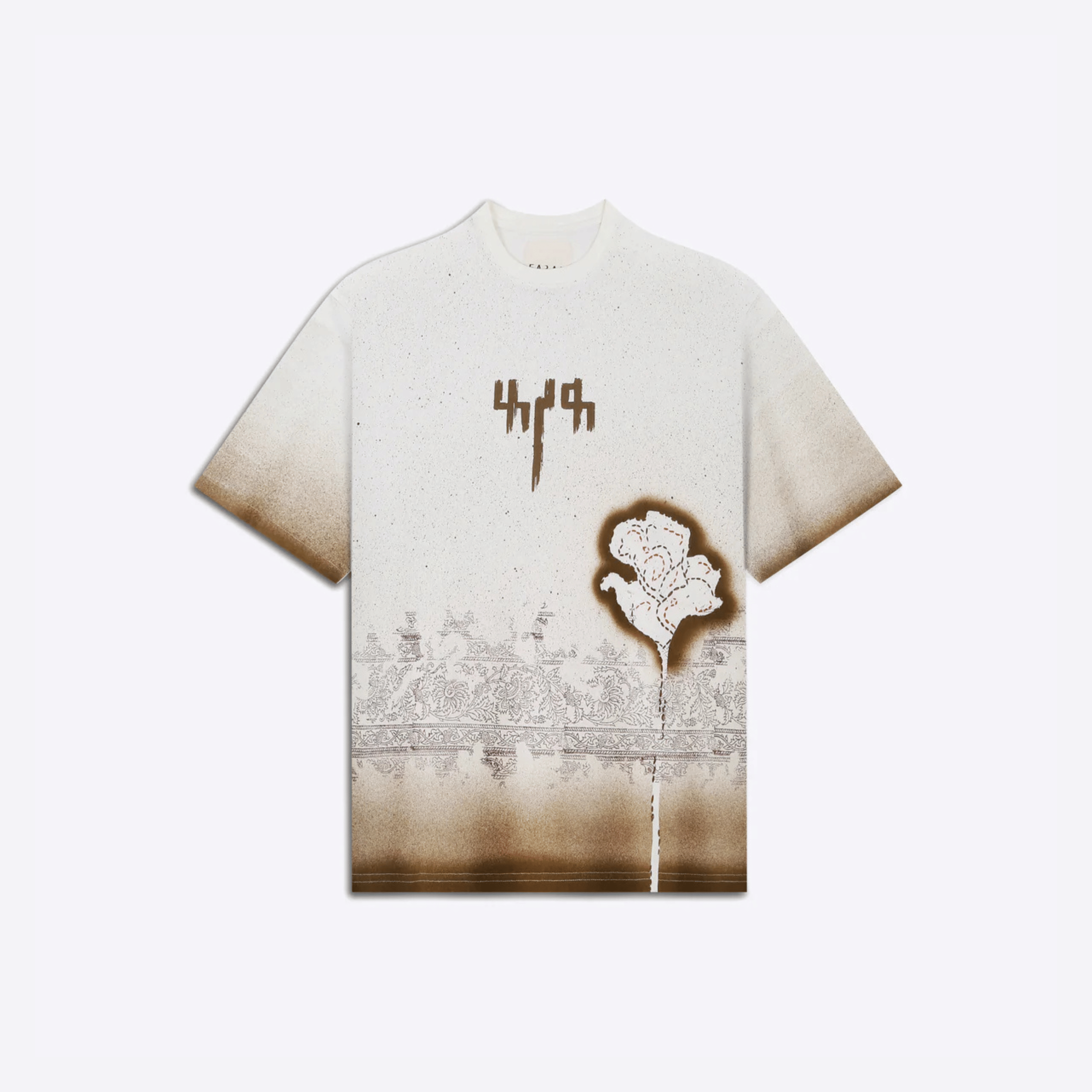 Handmade Burning Flower Handmade - T-Shirt