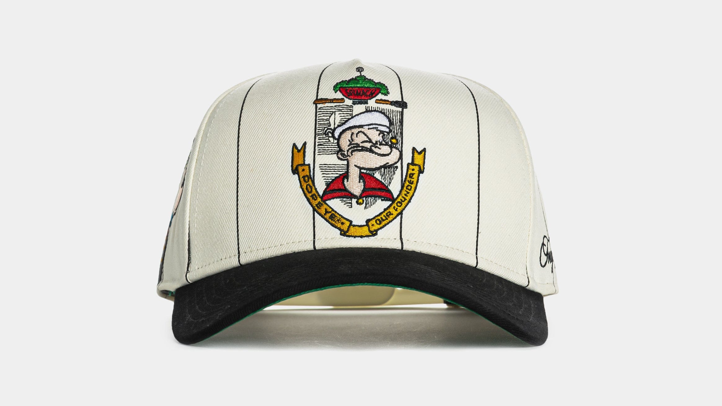 Popeye x SP SP x Popeye Bruiserboy Snapback Mens Hat (Cream/Black)