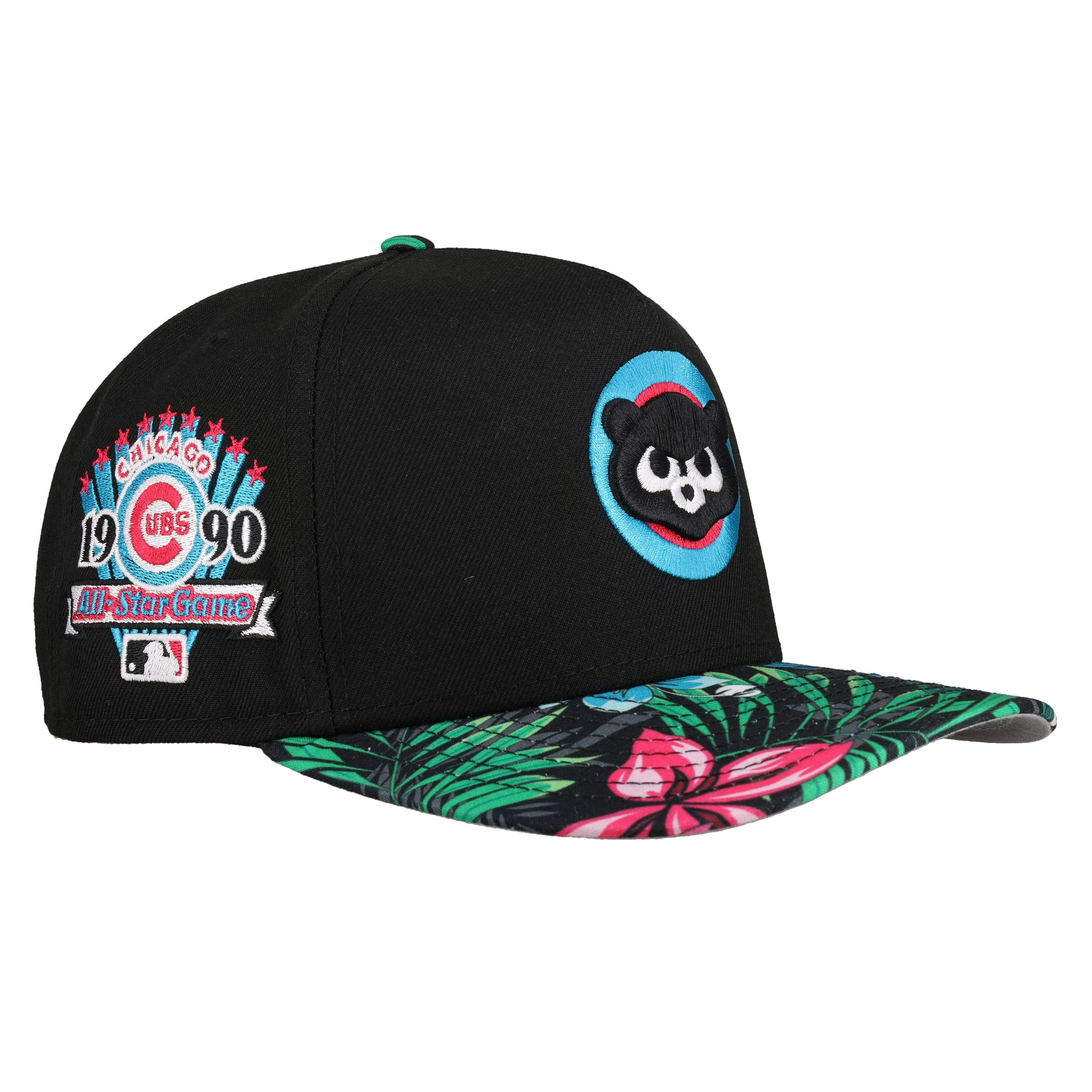 Chicago Cubs 1990 ASG Summer Floral 9Fifty A Frame Snapback Hat