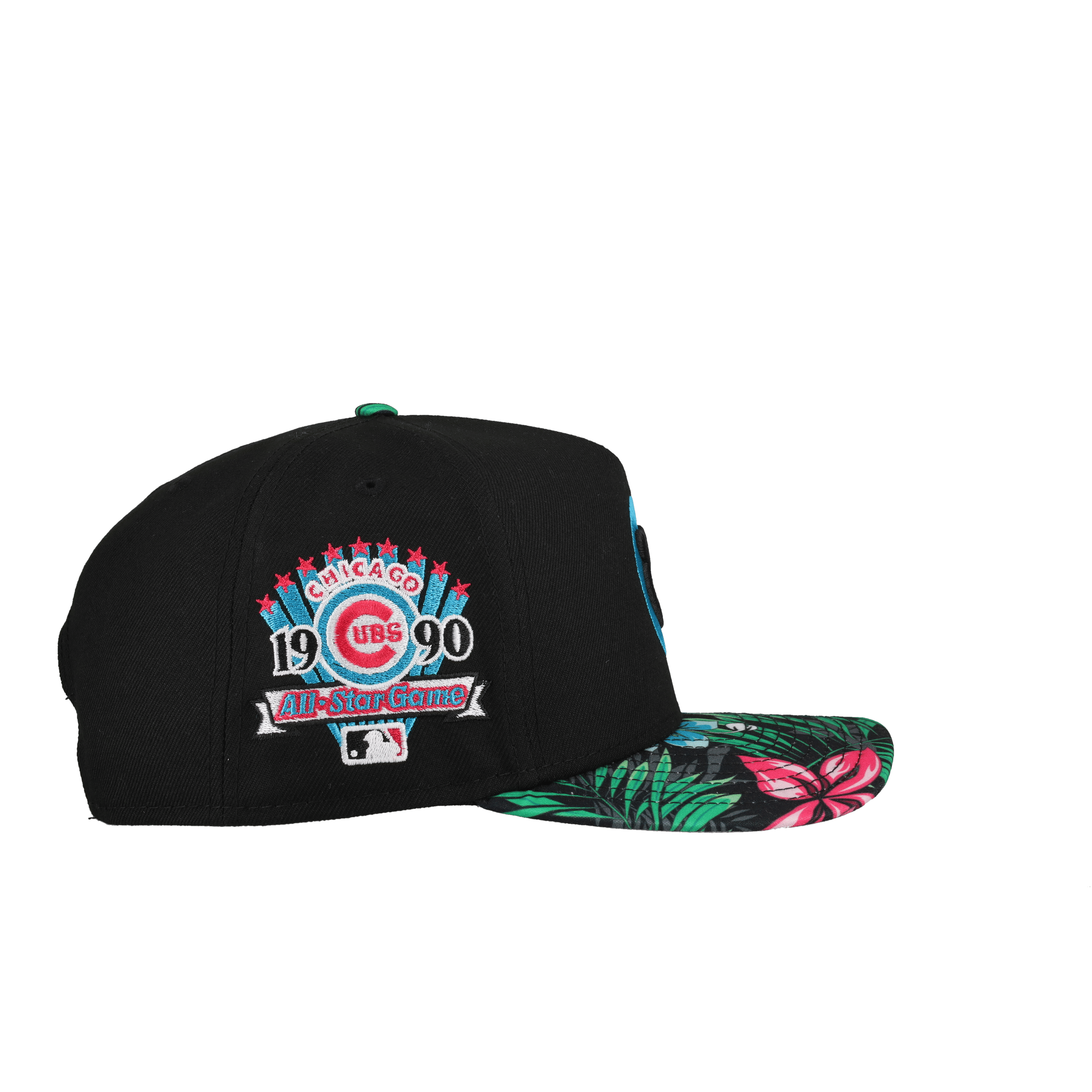 Chicago Cubs 1990 ASG Summer Floral 9Fifty A Frame Snapback Hat