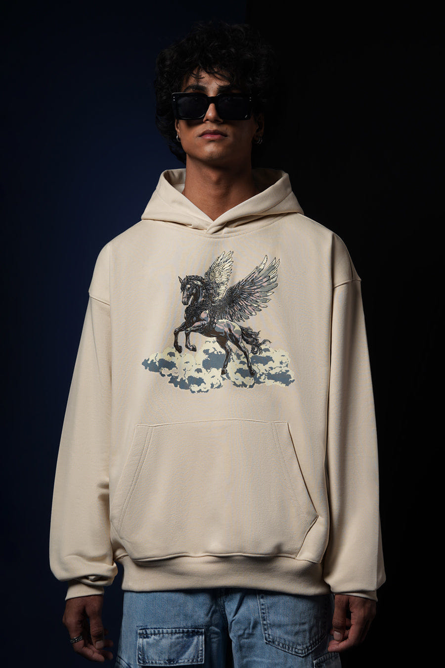 Y*all PEGASUS HOODIE TINTED BEIGE