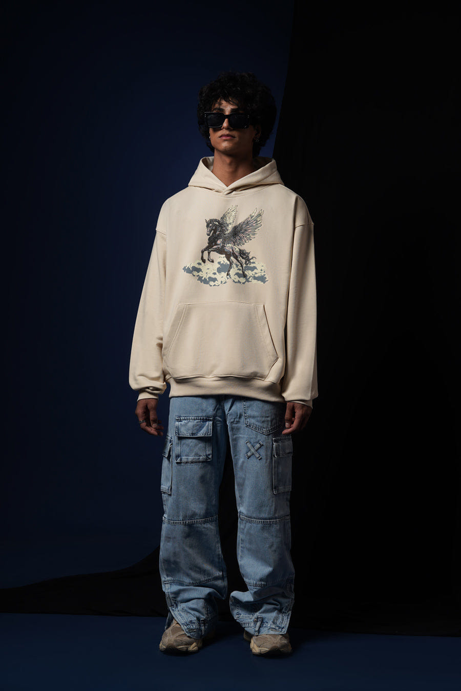 Y*all PEGASUS HOODIE TINTED BEIGE