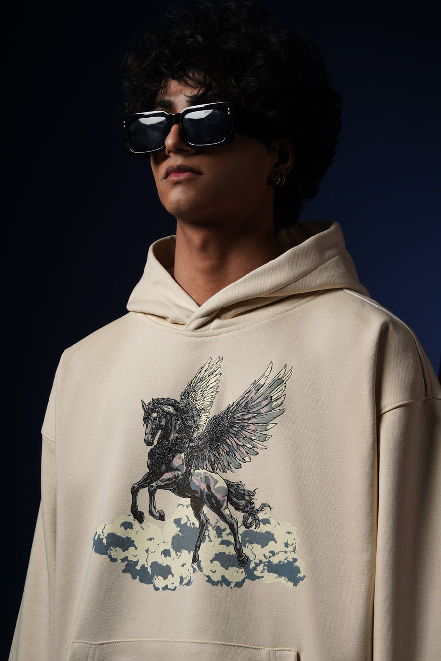 Y*all PEGASUS HOODIE TINTED BEIGE