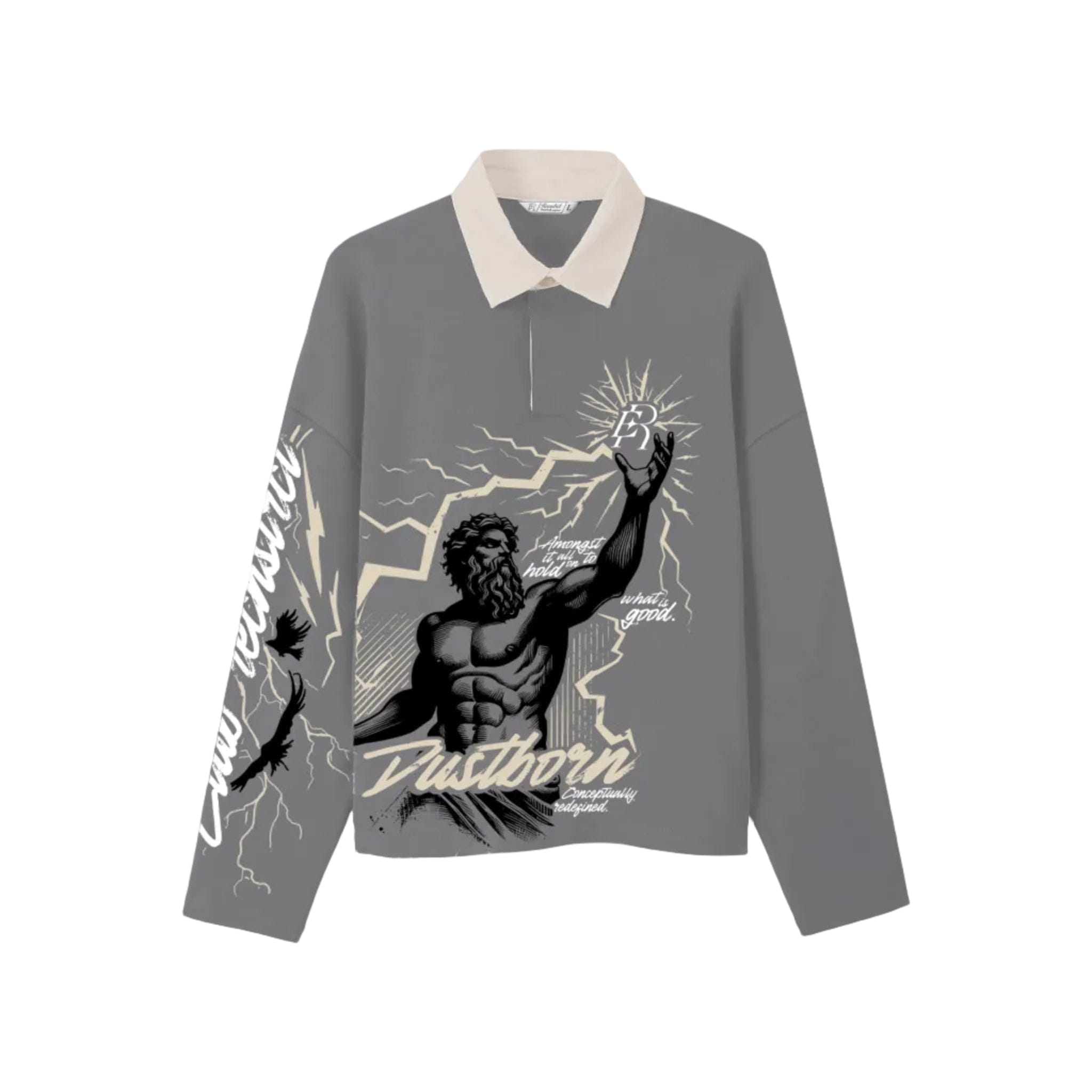 Recnstrct Dustborn sweatshirt - Steel grey