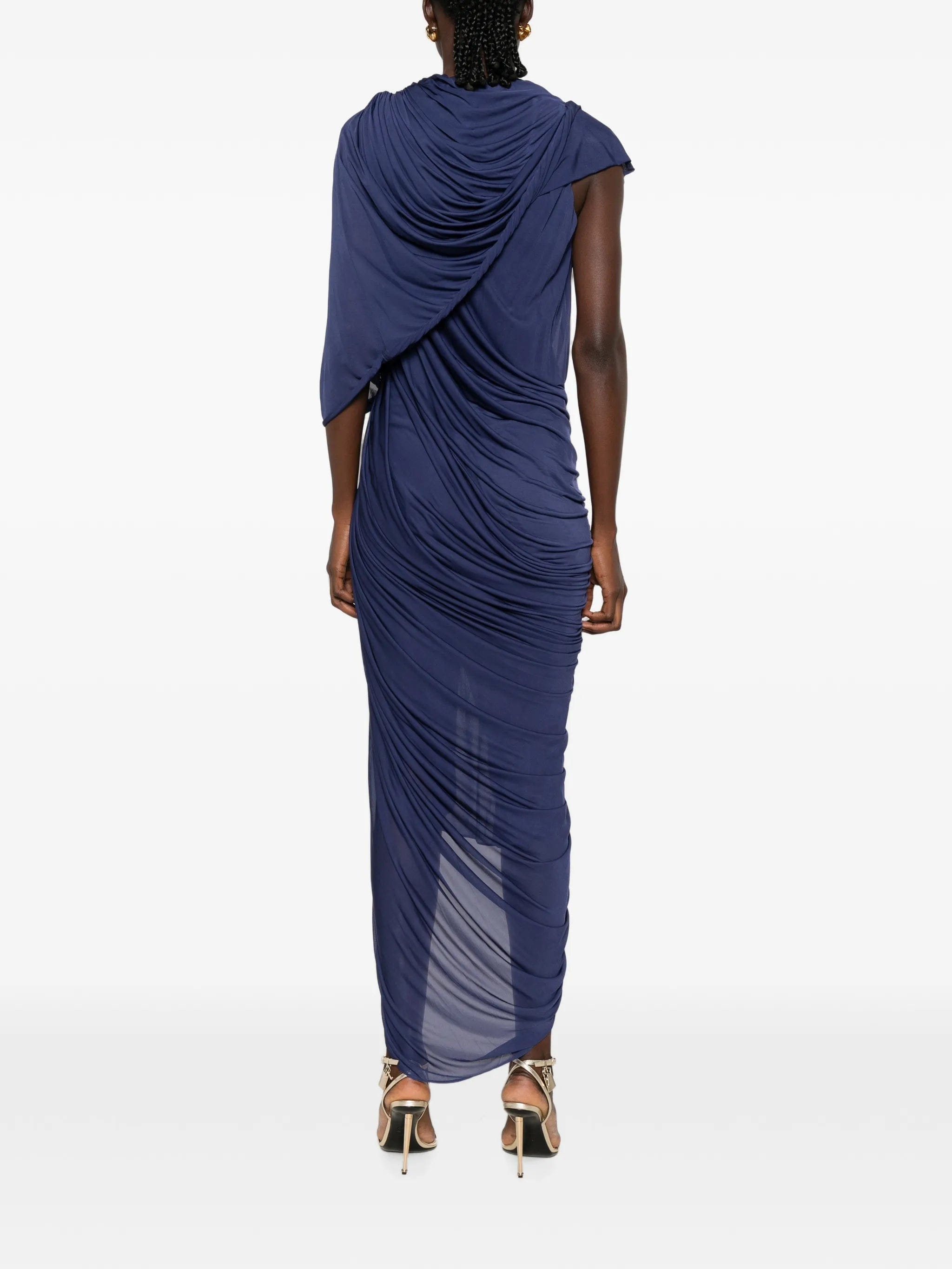Christopher Esber Helix crystal - draped maxi dress