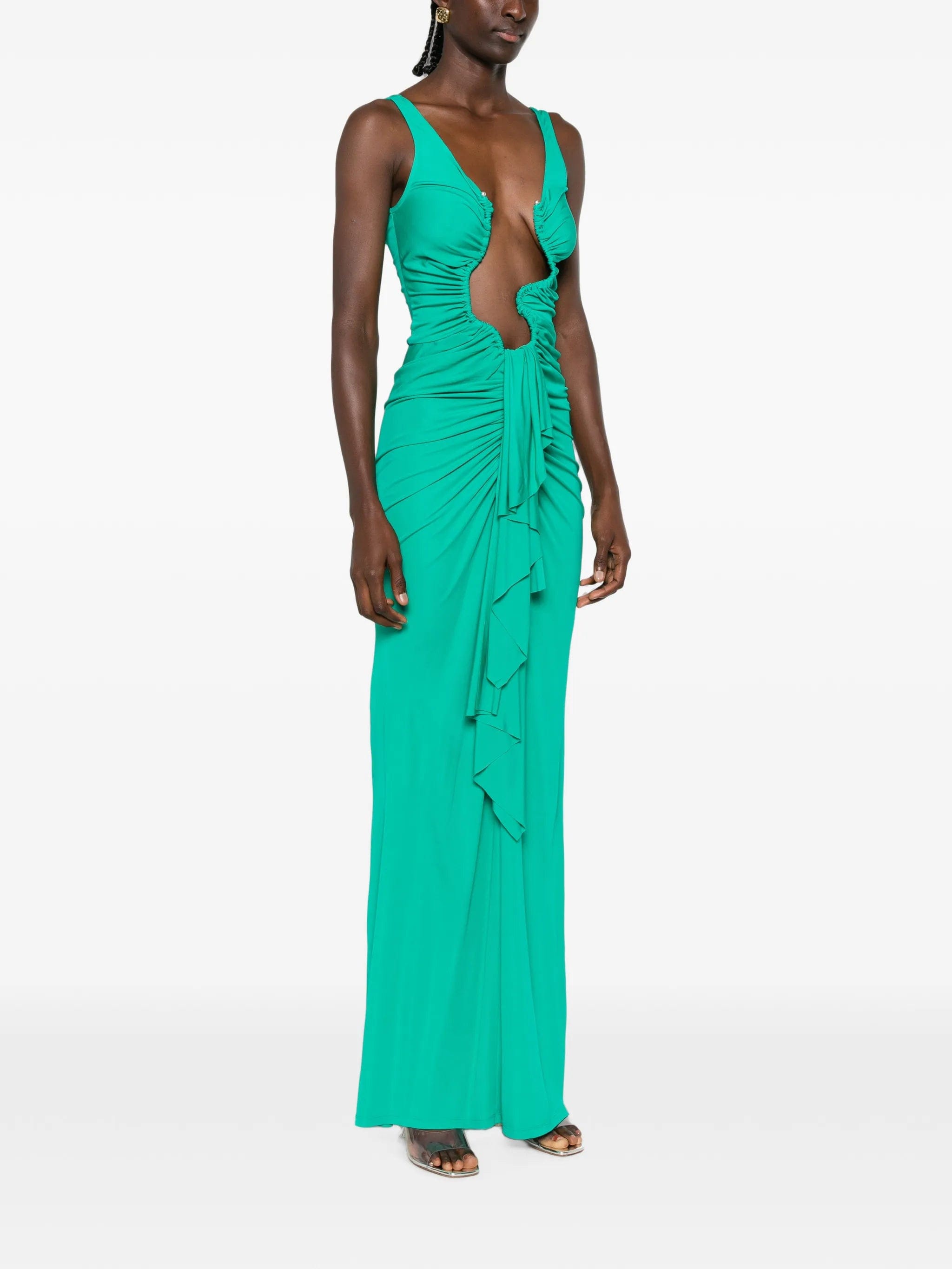 Christopher Esber draped maxi dress