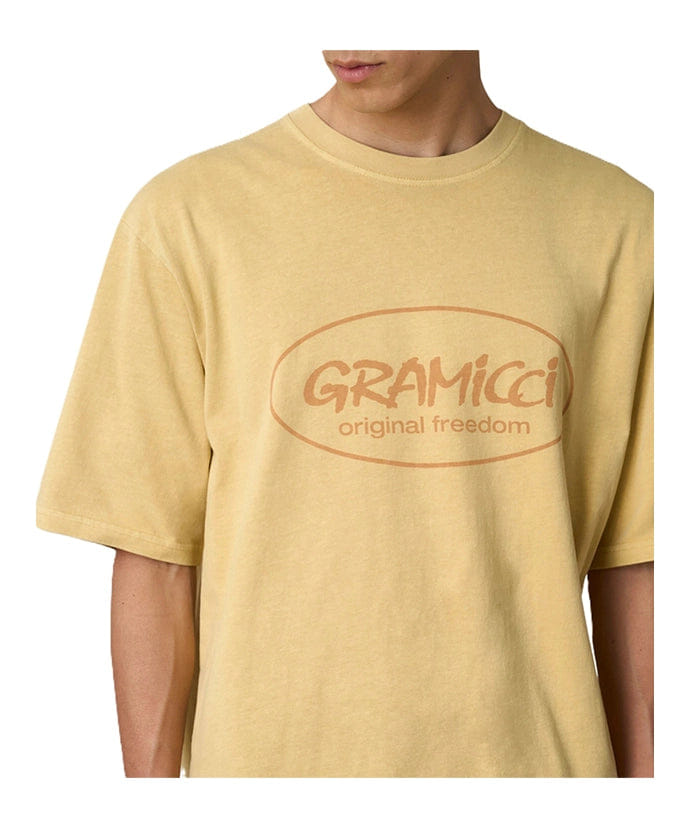 GRAMICCI Original Freedom Logo T-Shirt mustard