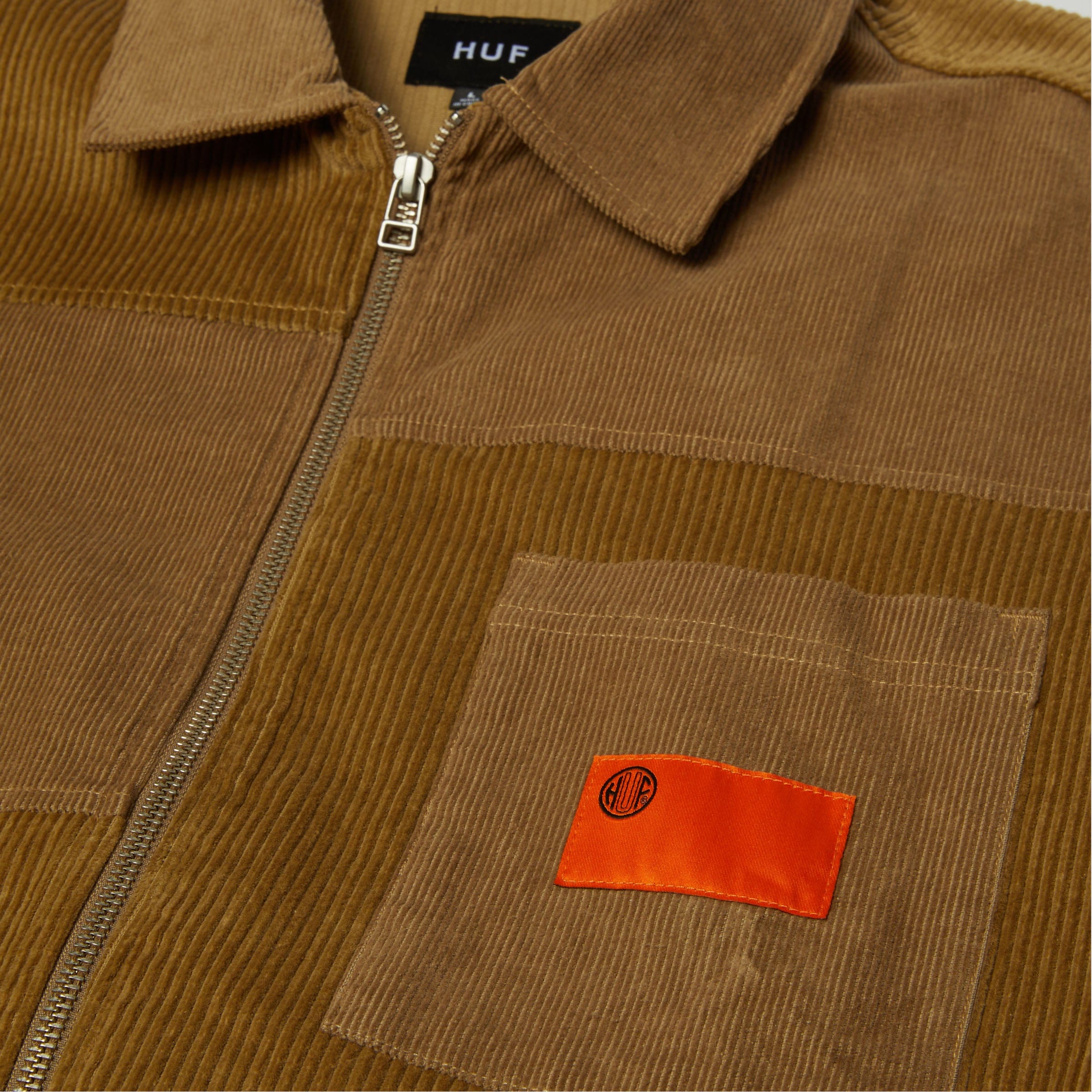 HUF Union Corduroy Shacket Clay