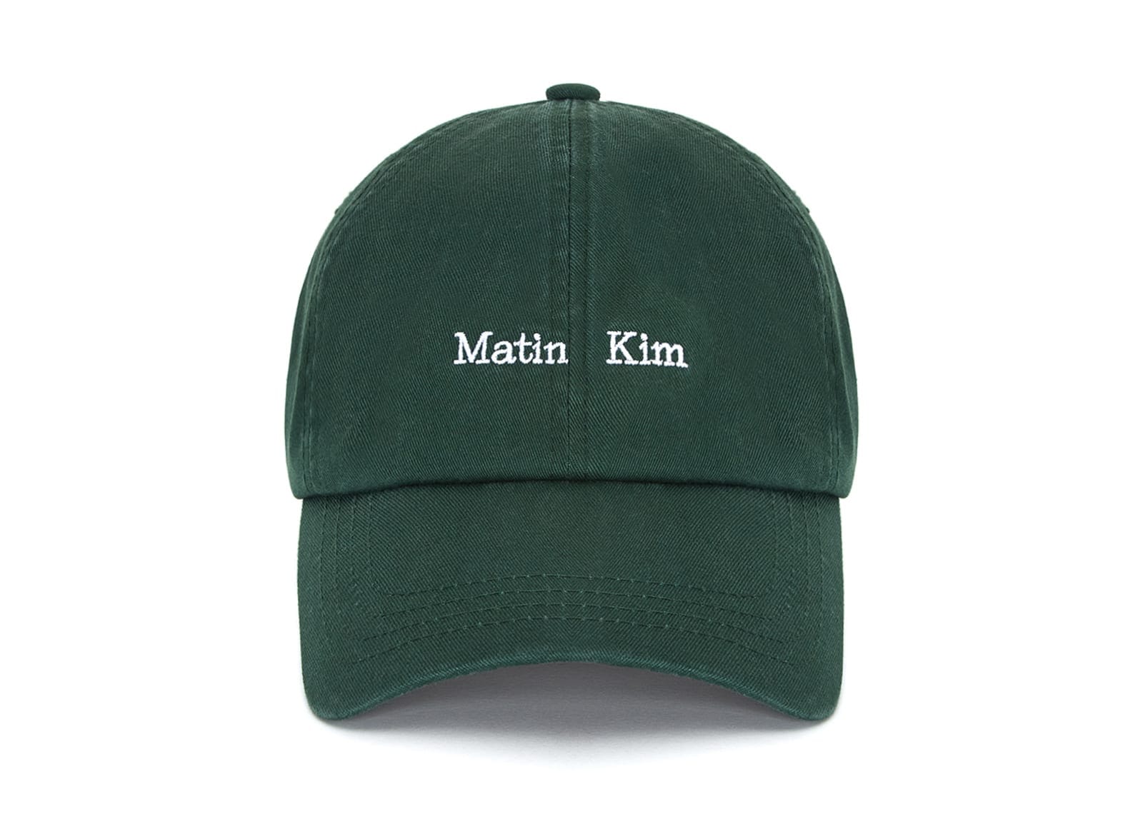 Matin Kim Mini Classic Logo Ball Cap Green HT043