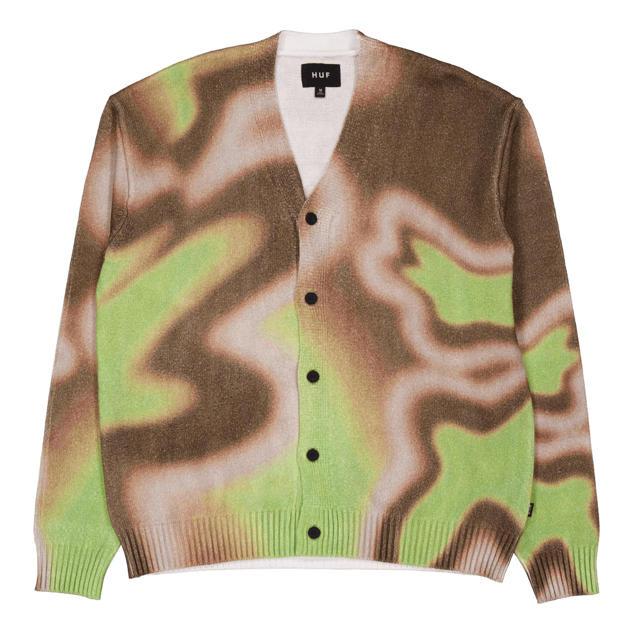 HUF Space Dust Cardigan Mud