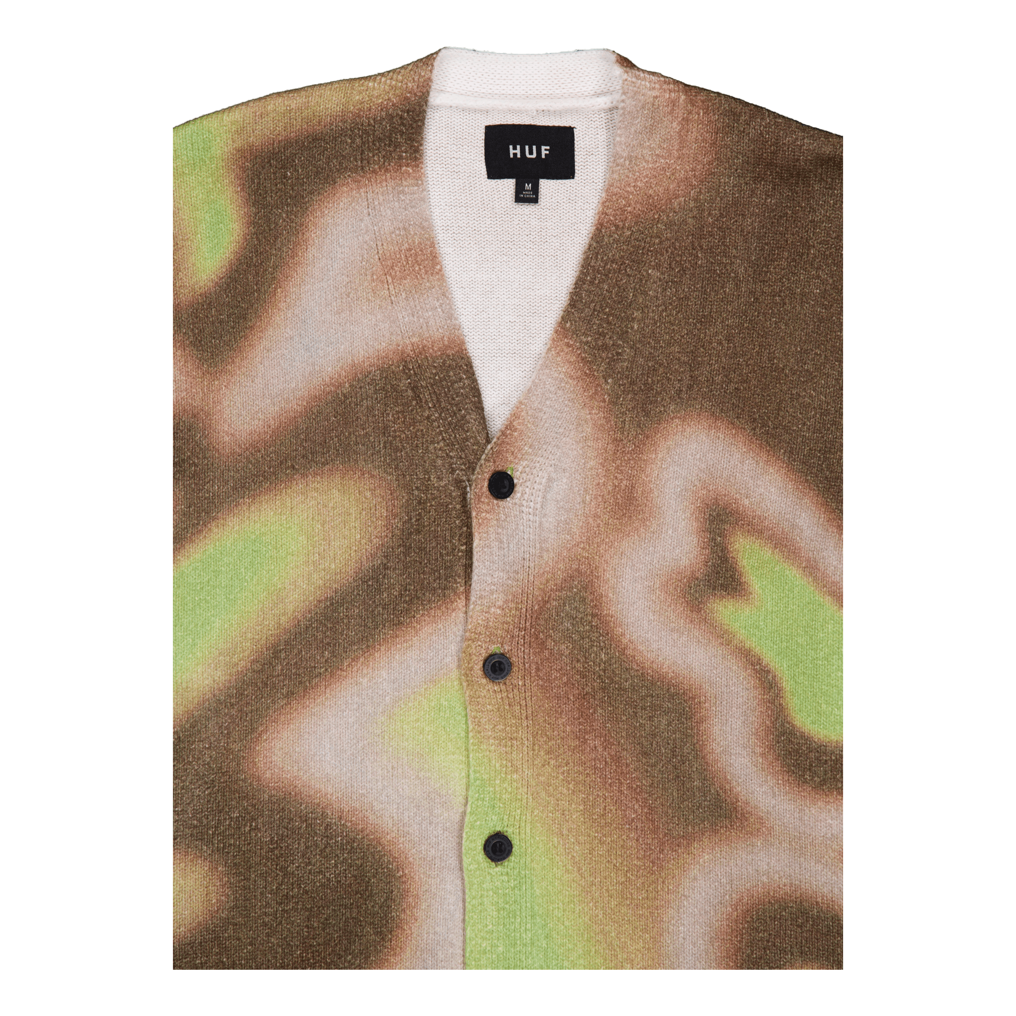HUF Space Dust Cardigan Mud