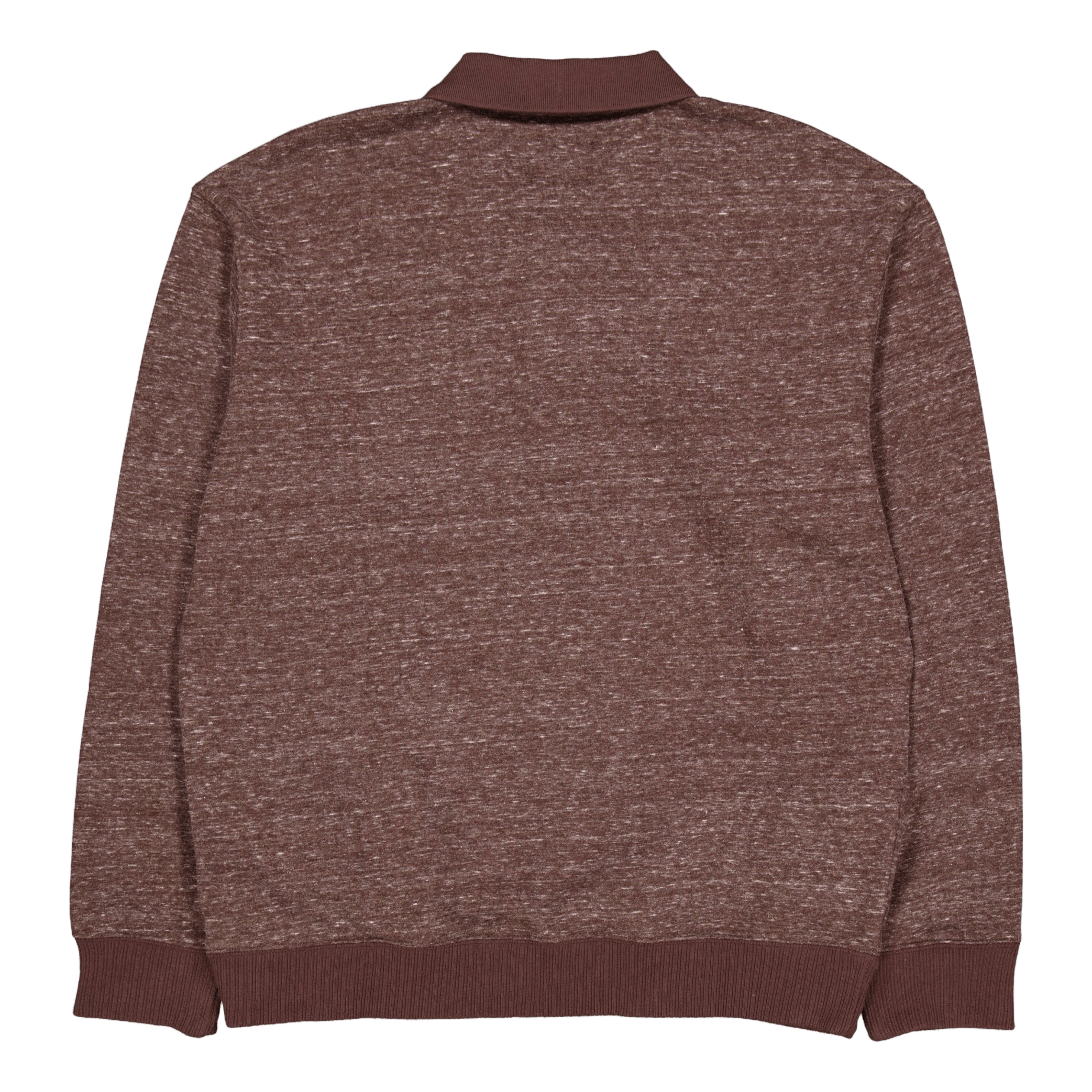 HUF Winston Polo Fleece Coffee