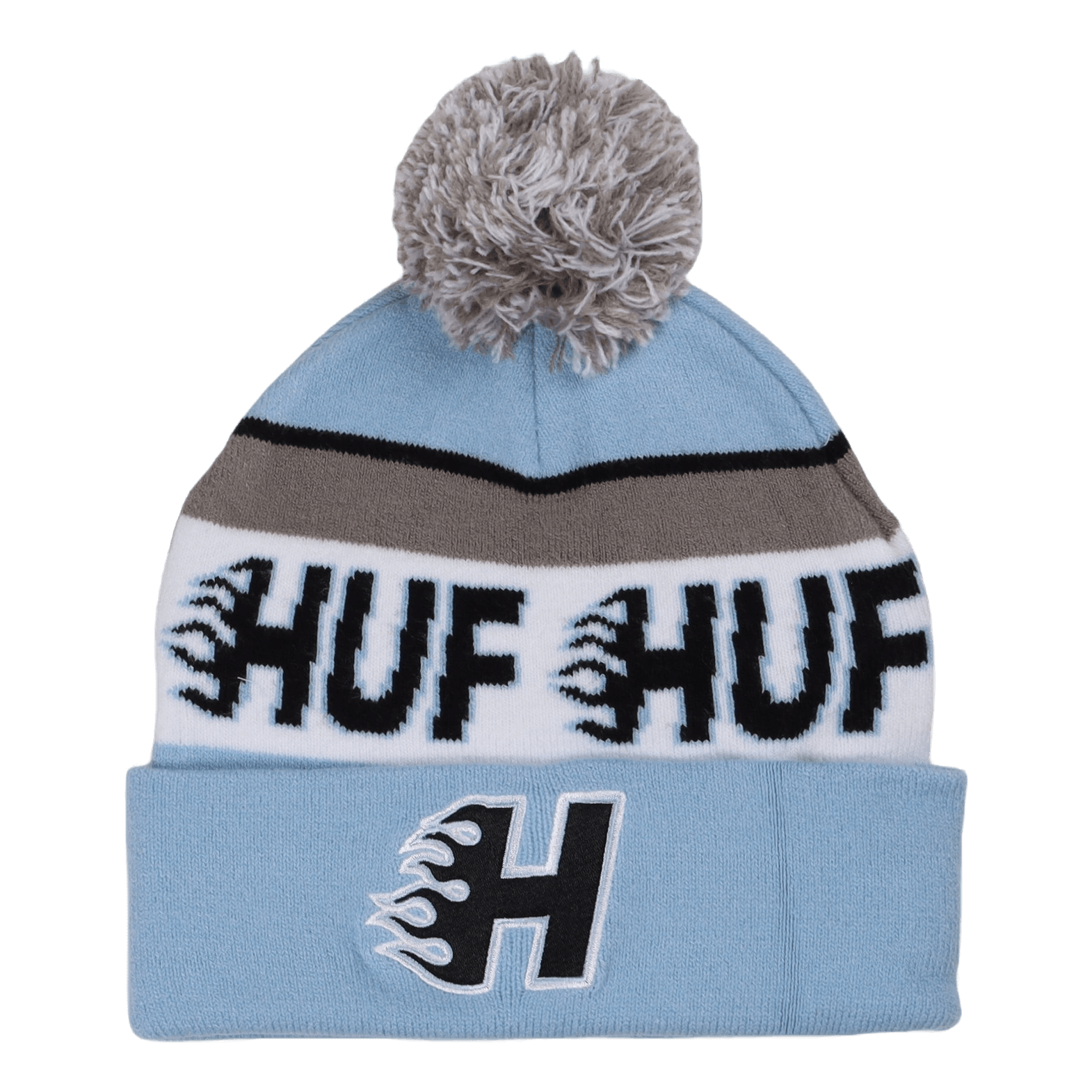HUF Enforcer Pom Beanie Lblue