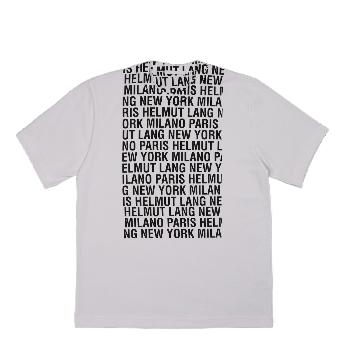 Helmut Lang Box Logo T-Shirt.box Log White