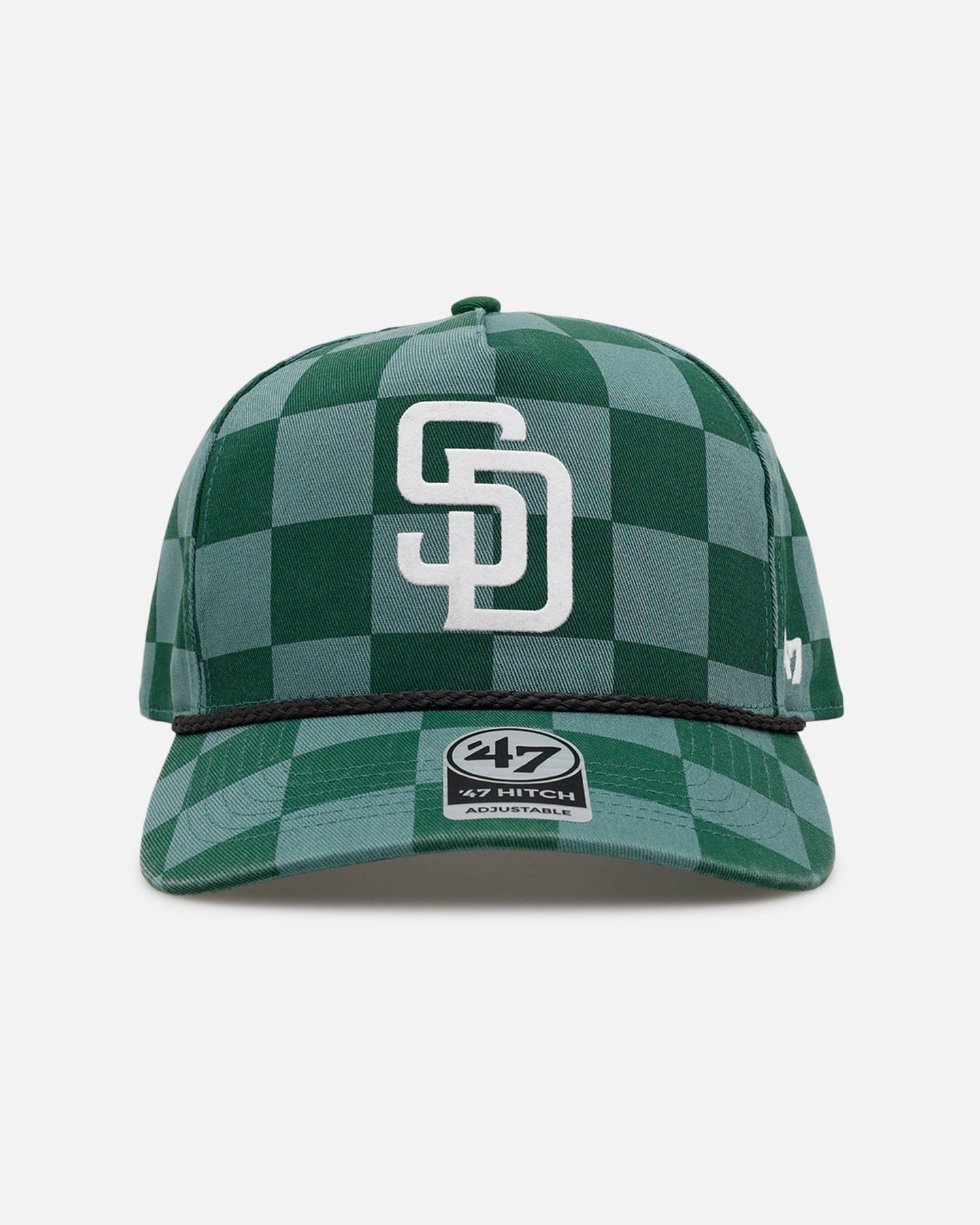 47 Brand San Diego Padres Checkerboard 47 Hitch Snapback Green