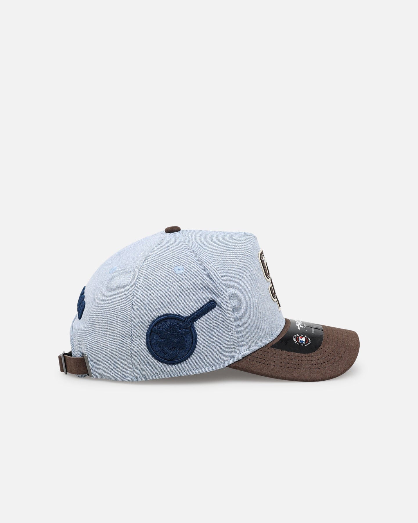 PRO Standard San Diego Padres Denim Suede Pro Pinch Strapback Denim