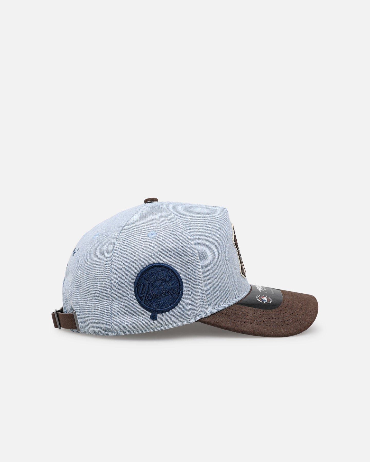 PRO Standard New York Yankees Denim Suede Pro Pinch Strapback Denim