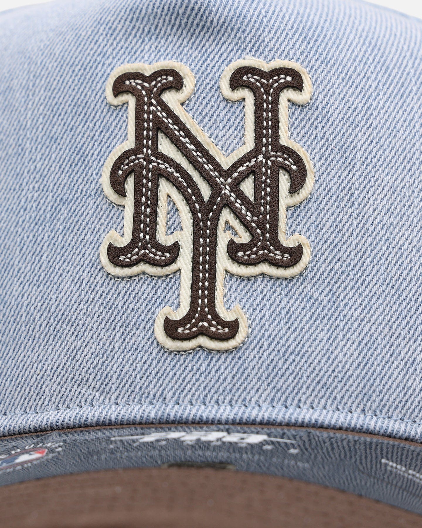 PRO Standard New York Mets Denim Suede Pro Pinch Strapback Denim