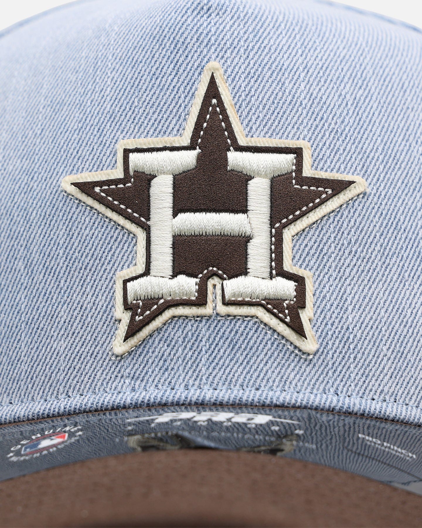 PRO Standard Houston Astros Denim Suede Pro Pinch Strapback Denim