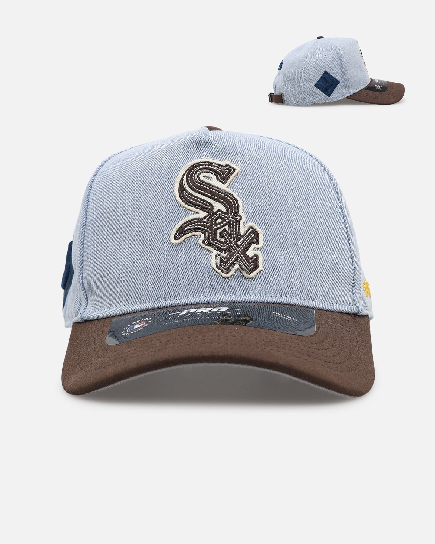 PRO Standard Chicago White Sox Denim Suede Pro Pinch Strapback Denim